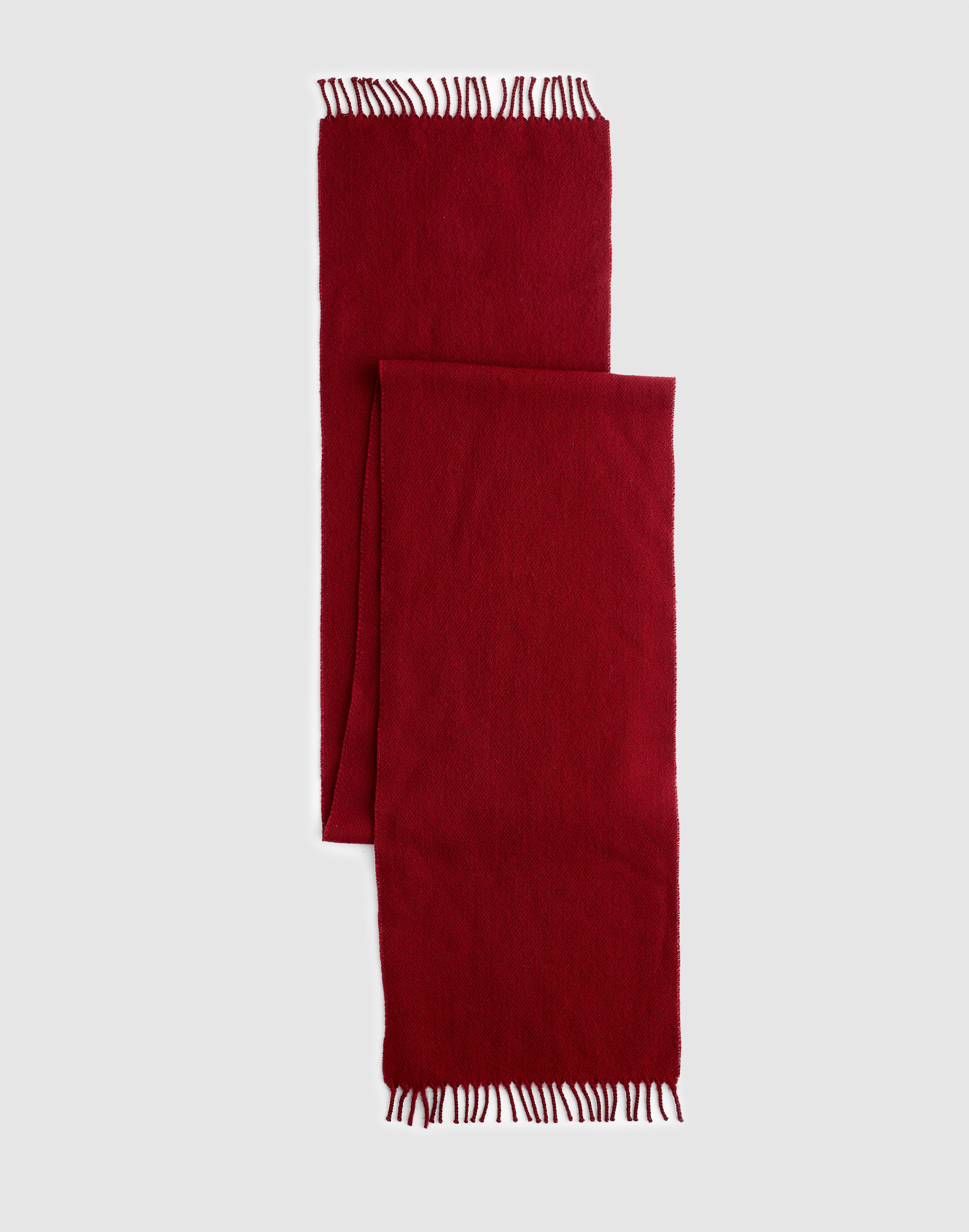 Fringed Wool Scarf