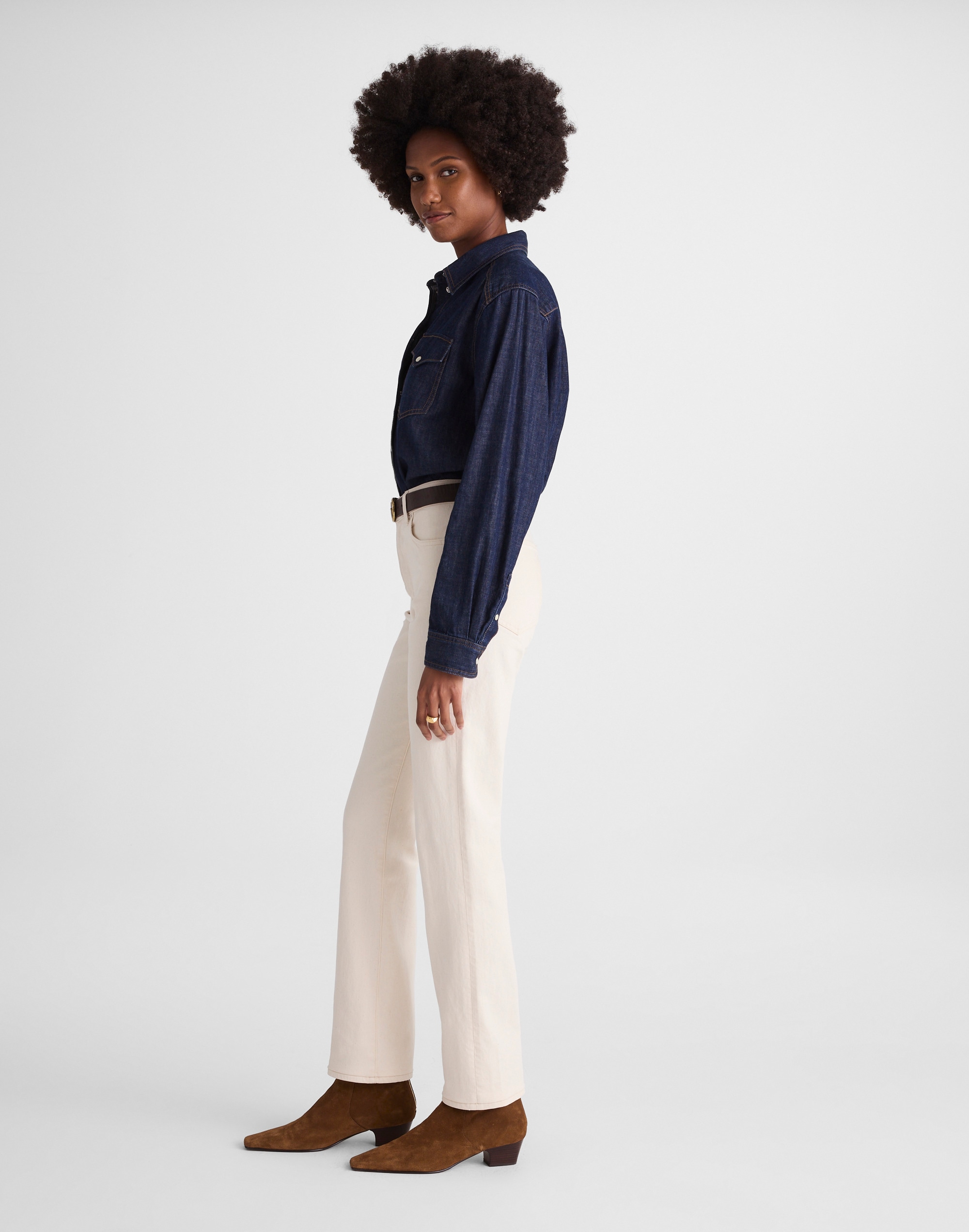 The Longline Straight Jean Alternate Image 3