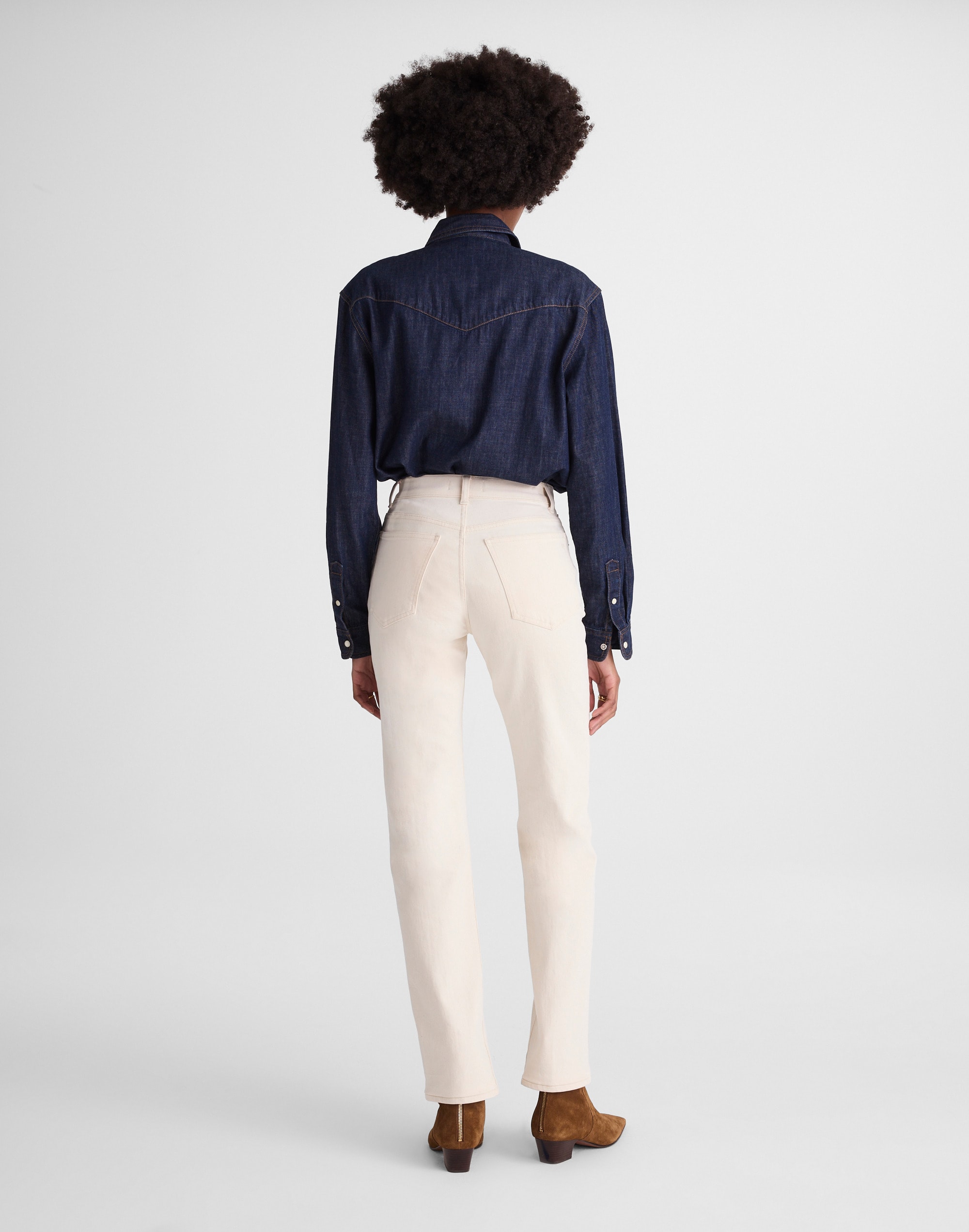 The Longline Straight Jean Alternate Image 4