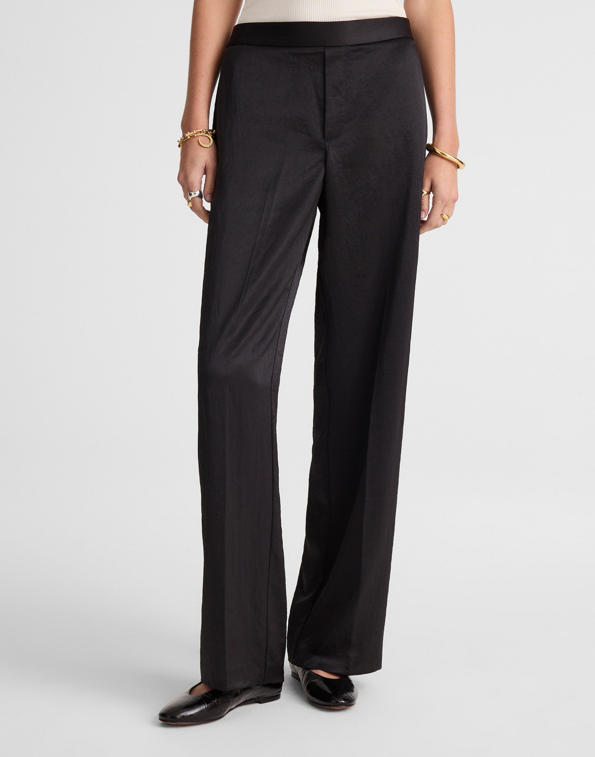 The Tall Easy Pull-On Pant in Satin
