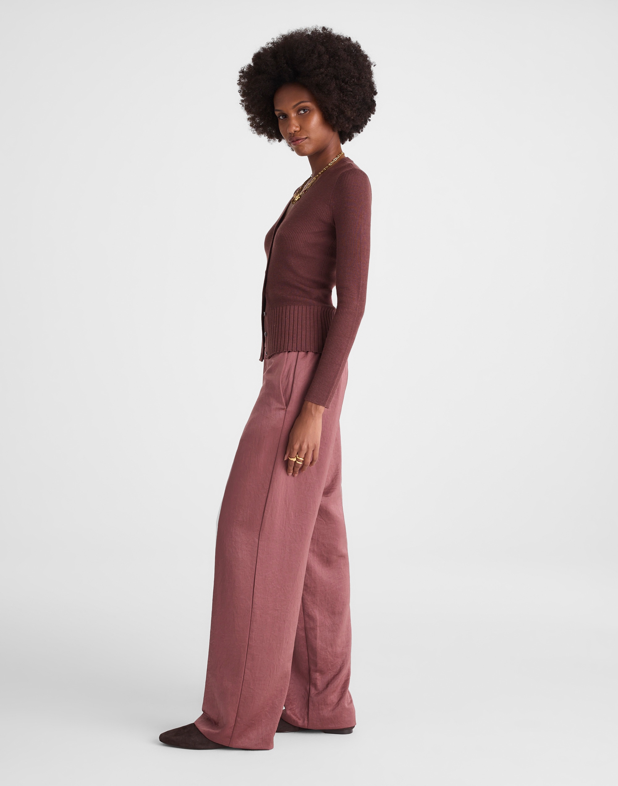 The Easy Pull-On Pant Satin