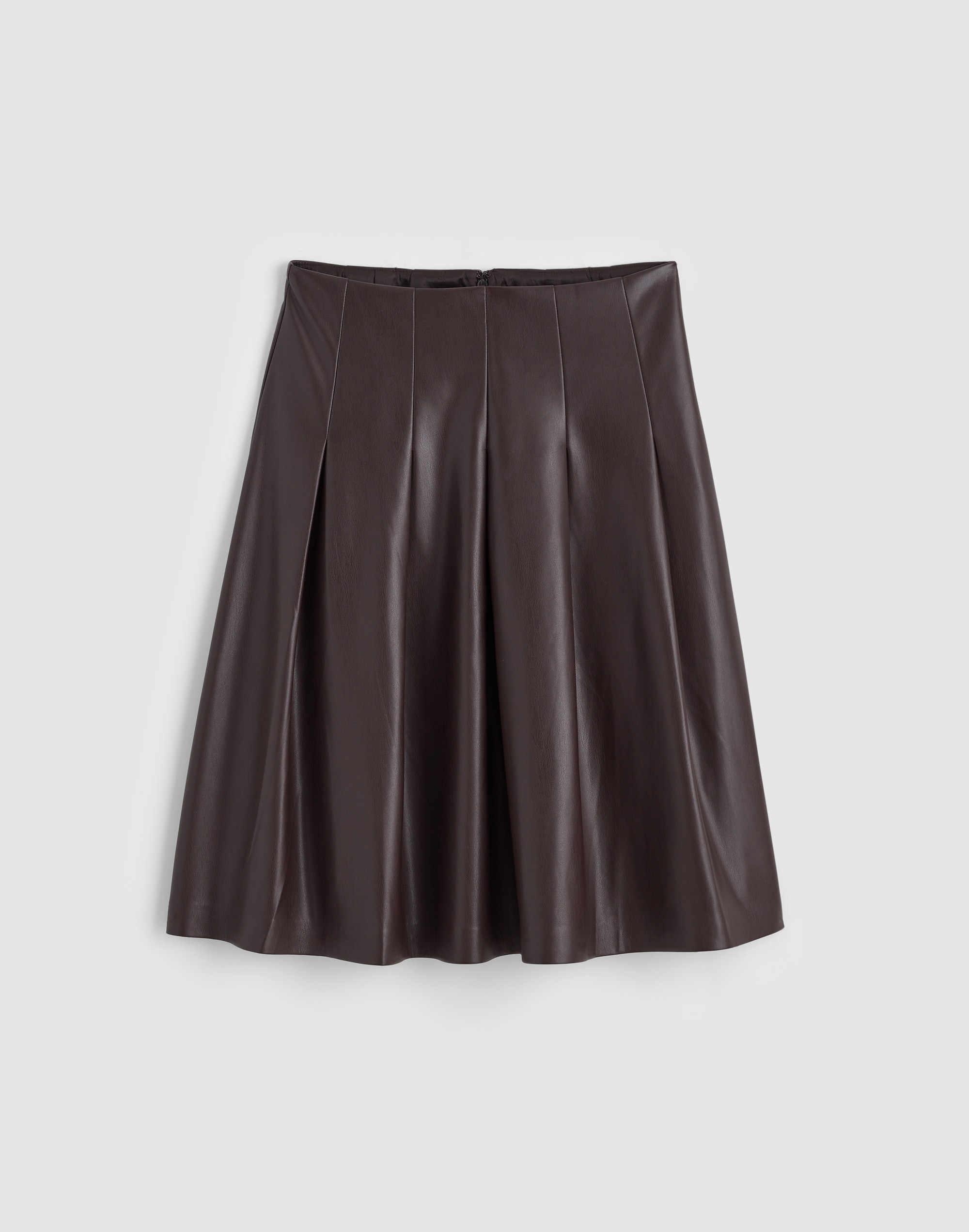 Pleated Midi Skirt