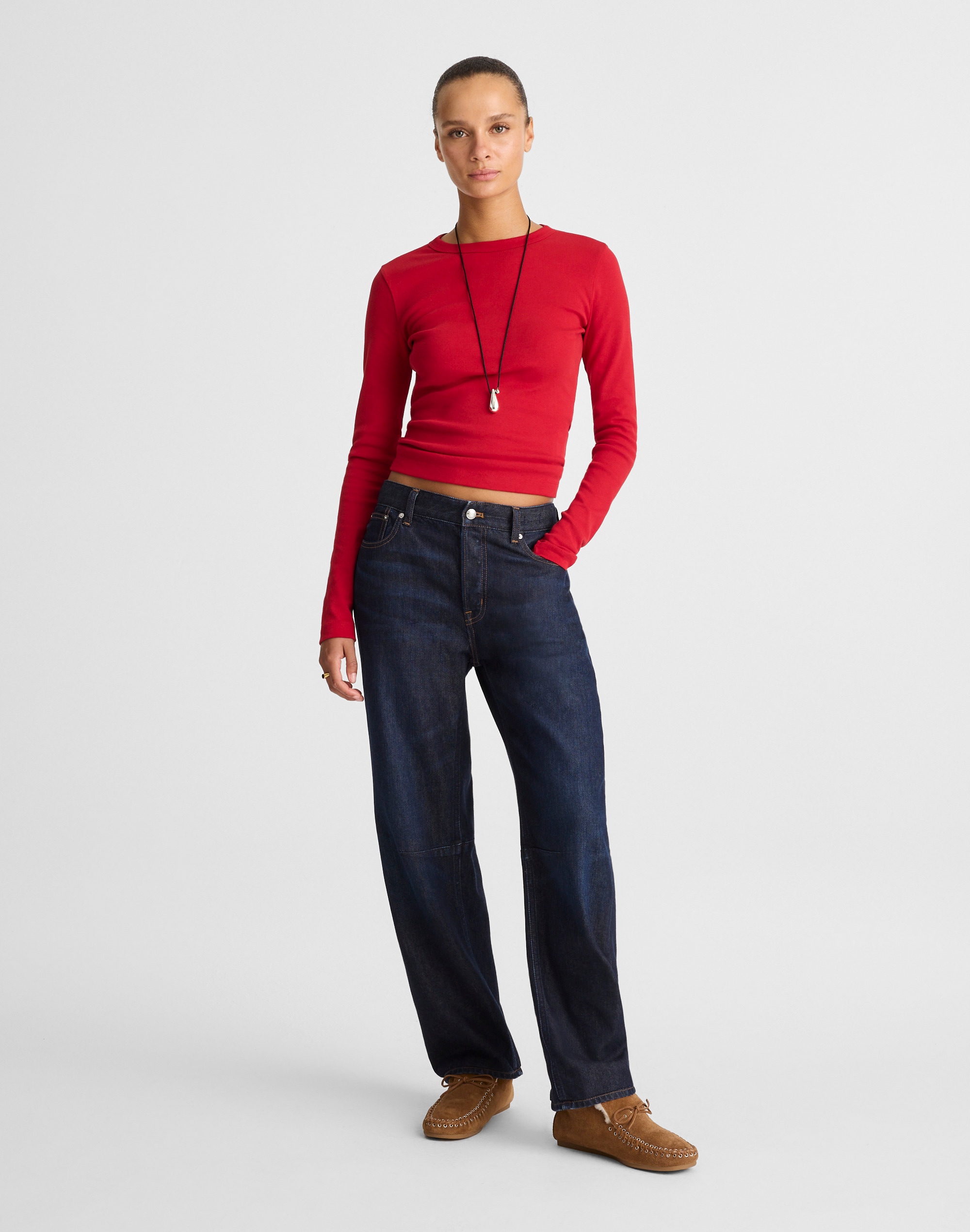 The '90s Long-Sleeve Tee Compact Cotton