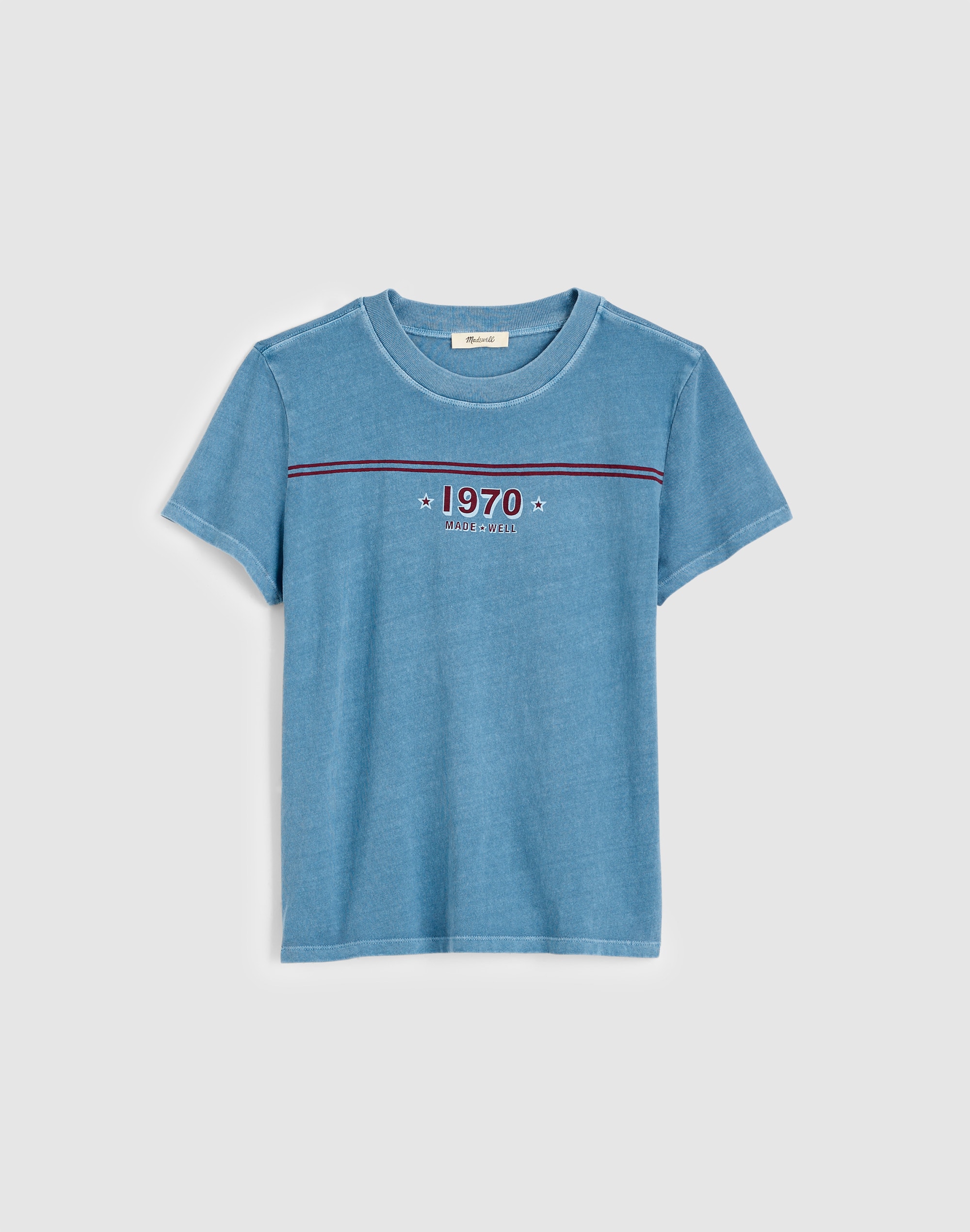 Graphic Crewneck Tee Vintage Jersey