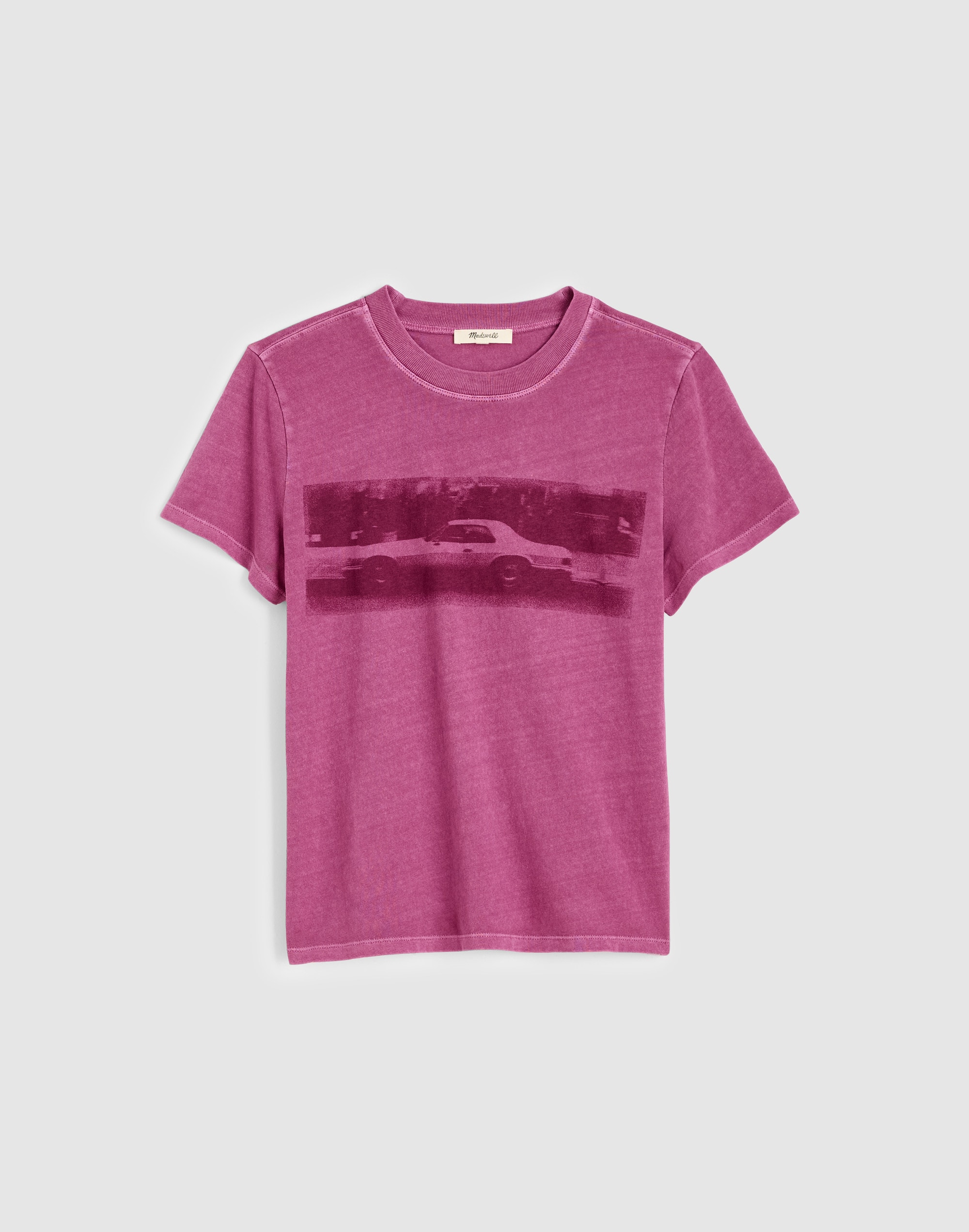 Graphic Crewneck Tee in Vintage Jersey