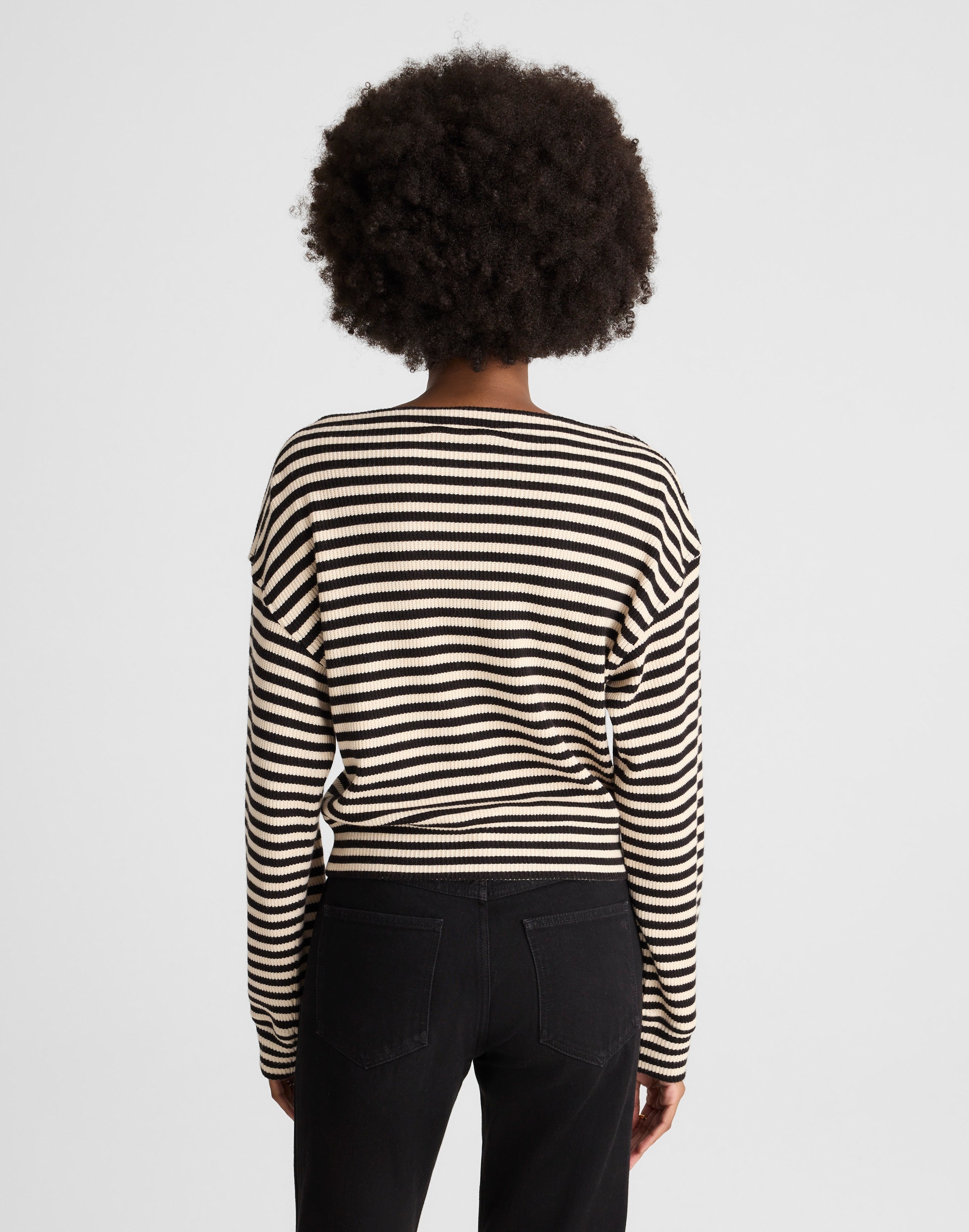 Boatneck Drop-Shoulder Top