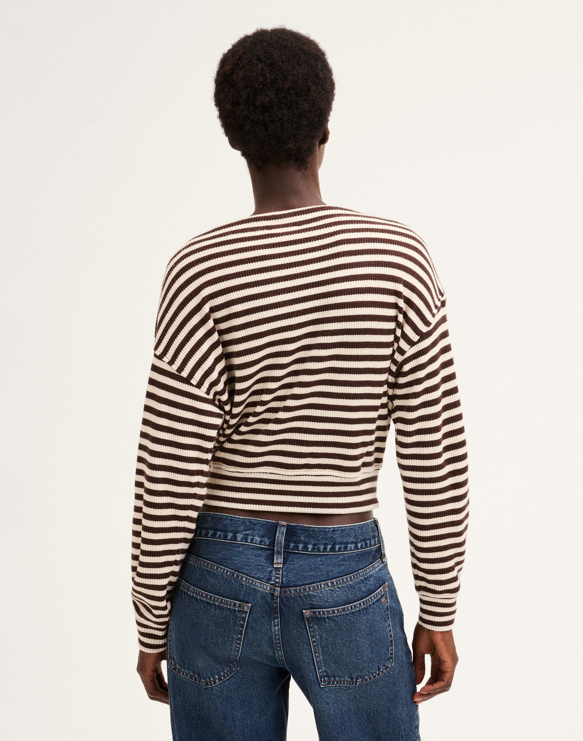 Boatneck Drop-Shoulder Top