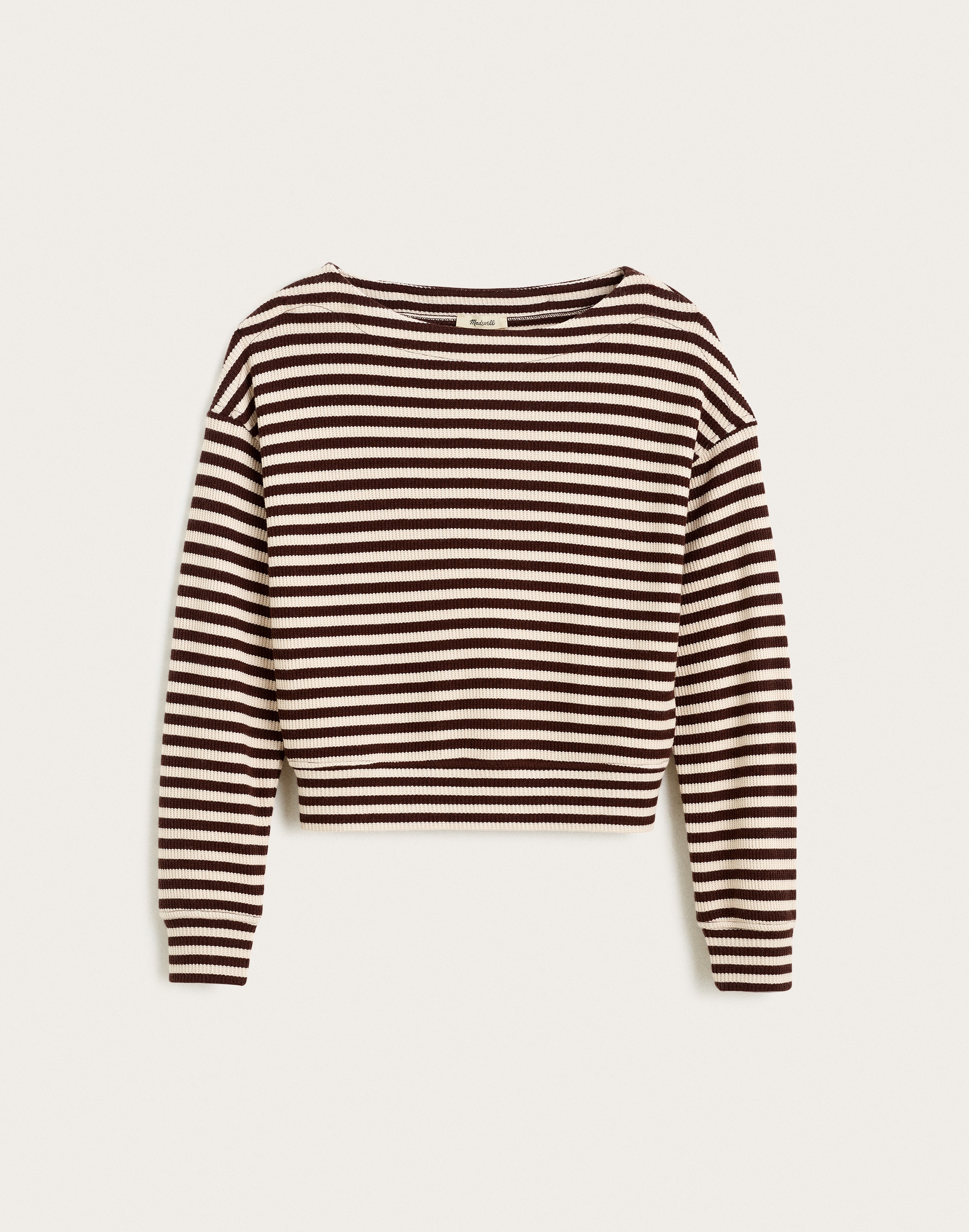Boatneck Drop-Shoulder Top