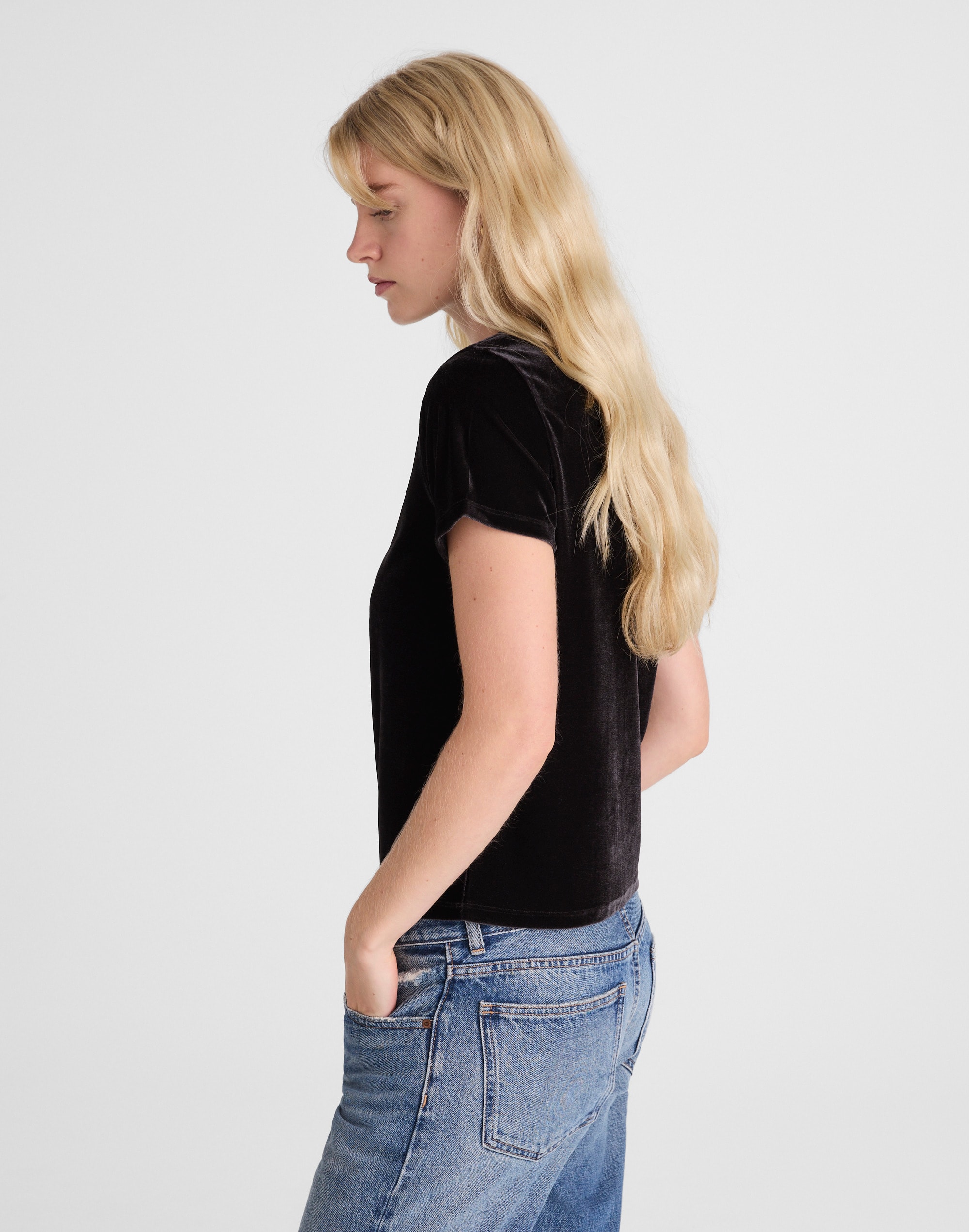 The Relaxed Tee Velvet