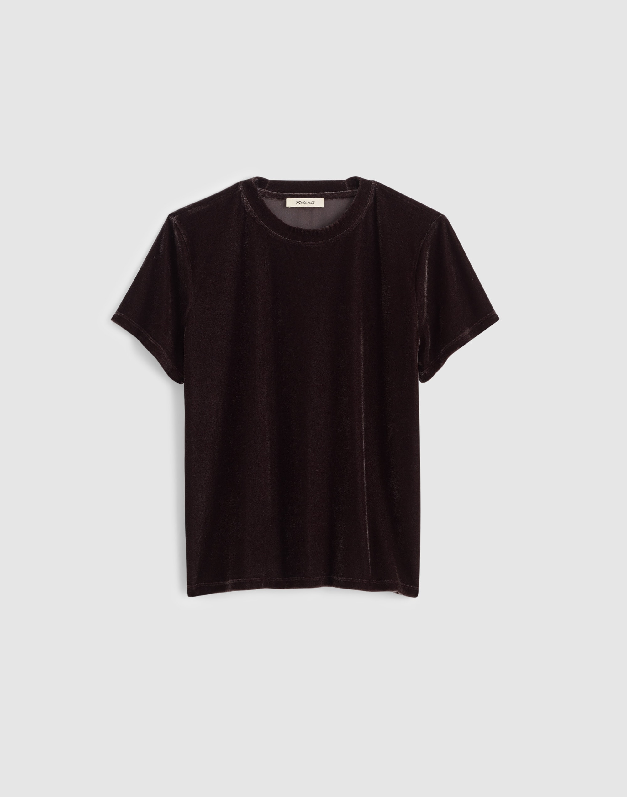 Madewell The Relaxed Tee In Burgundy