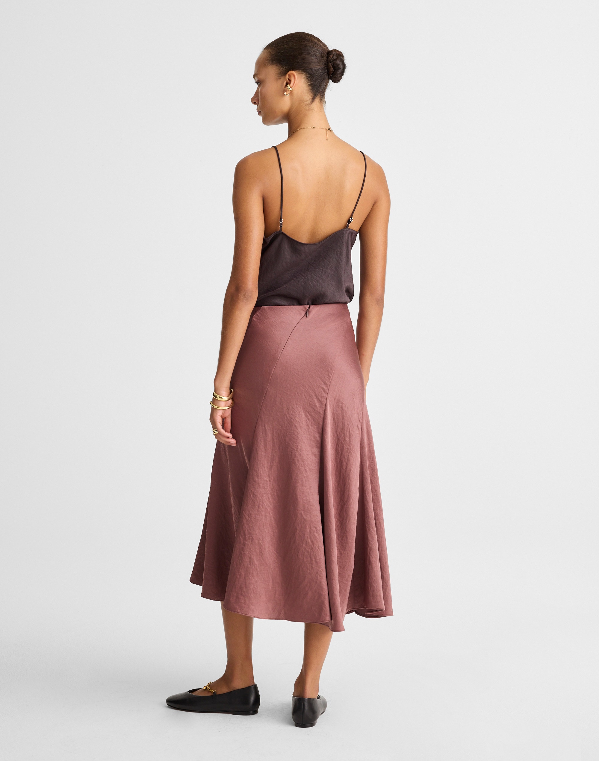 Midi Skirt Satin