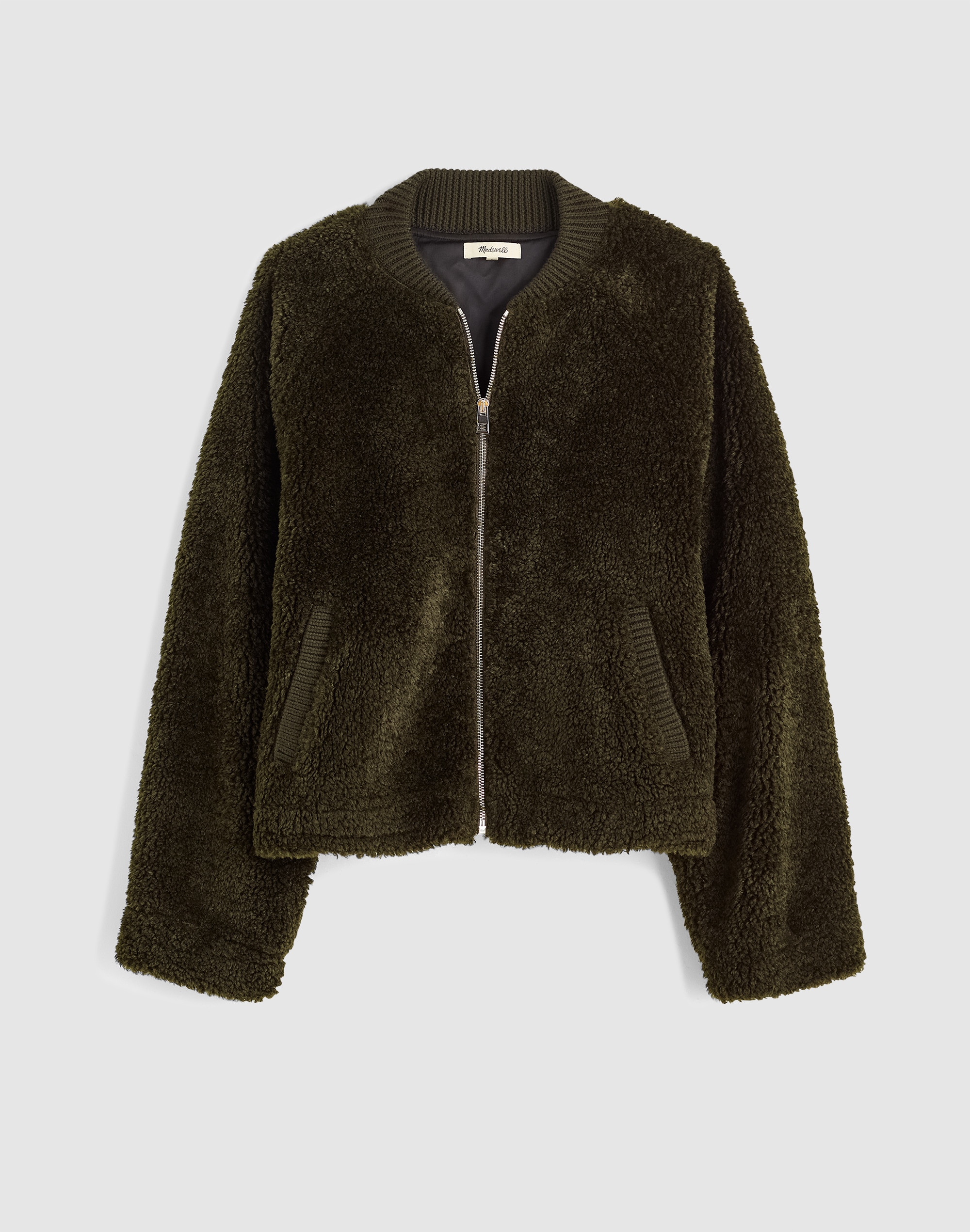 Madewell Bomber Jacket In Green