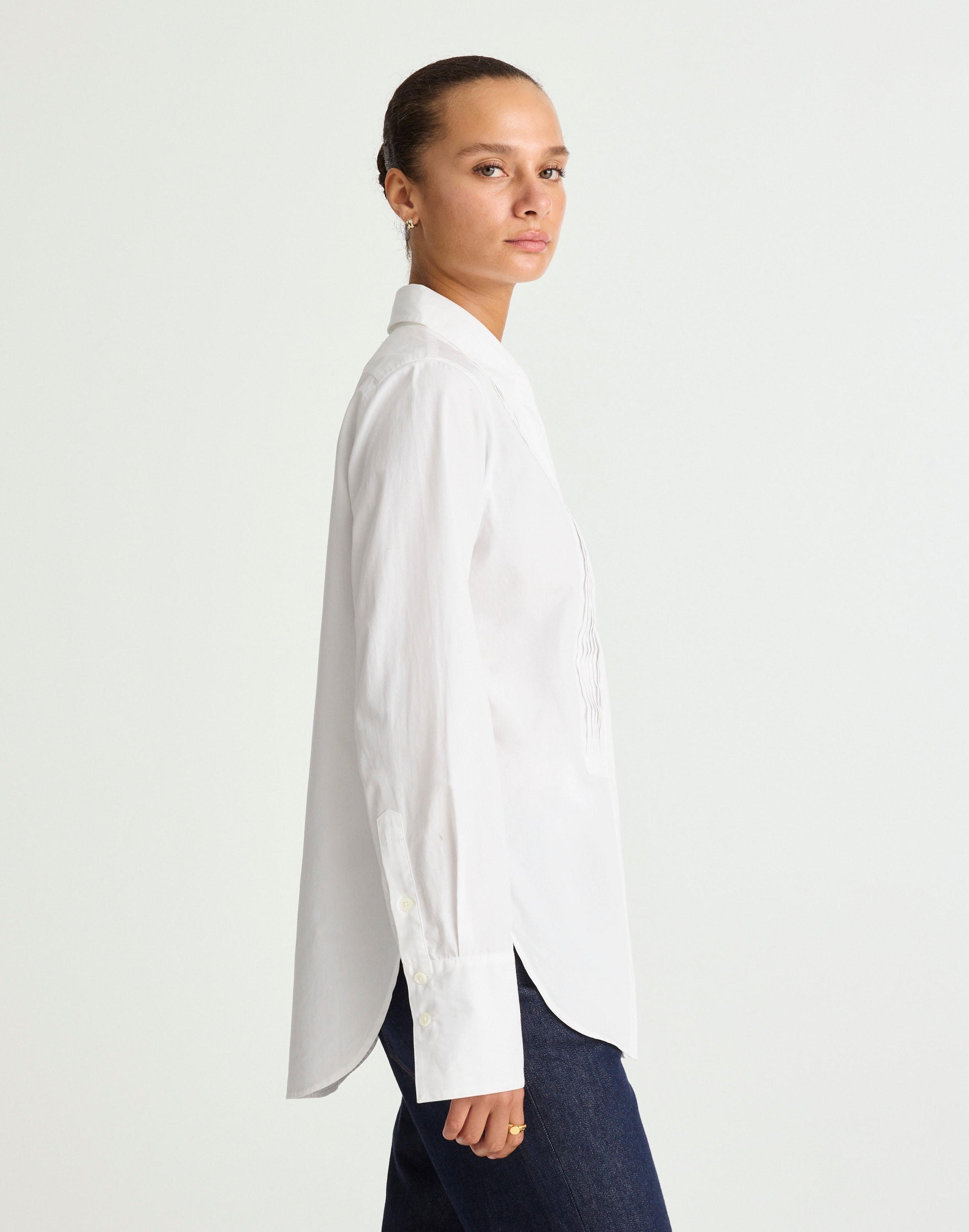 Cutaway Tuxedo Shirt Poplin