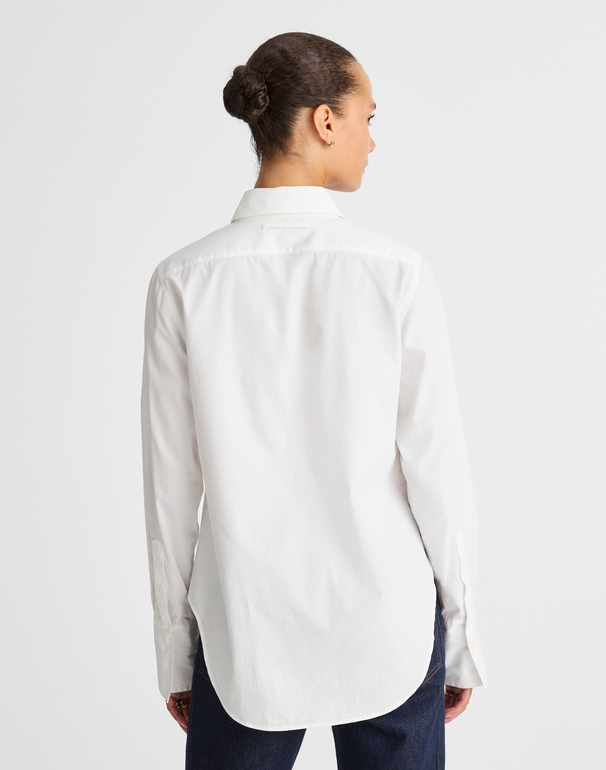 Cutaway Tuxedo Shirt Poplin