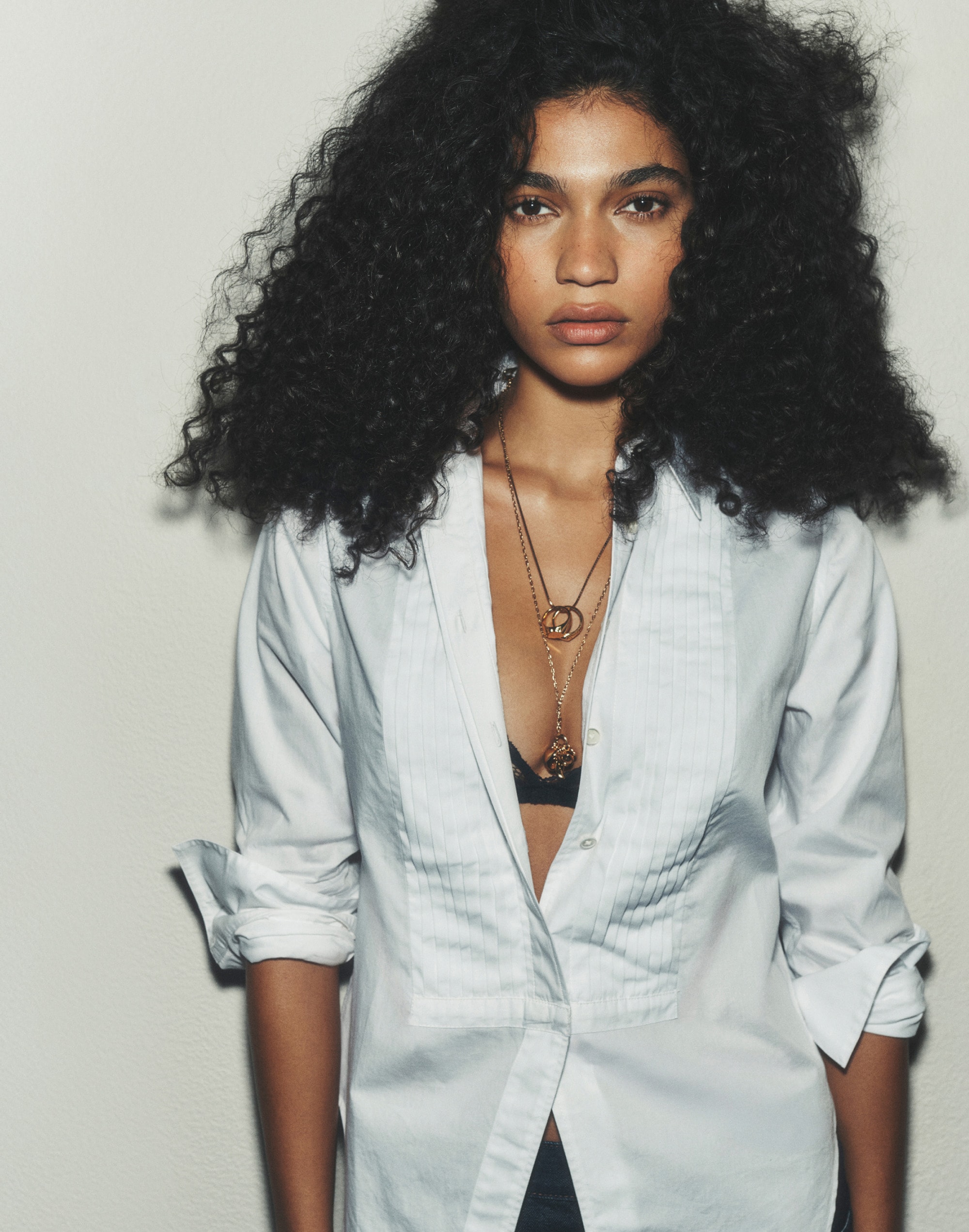 Cutaway Tuxedo Shirt Poplin