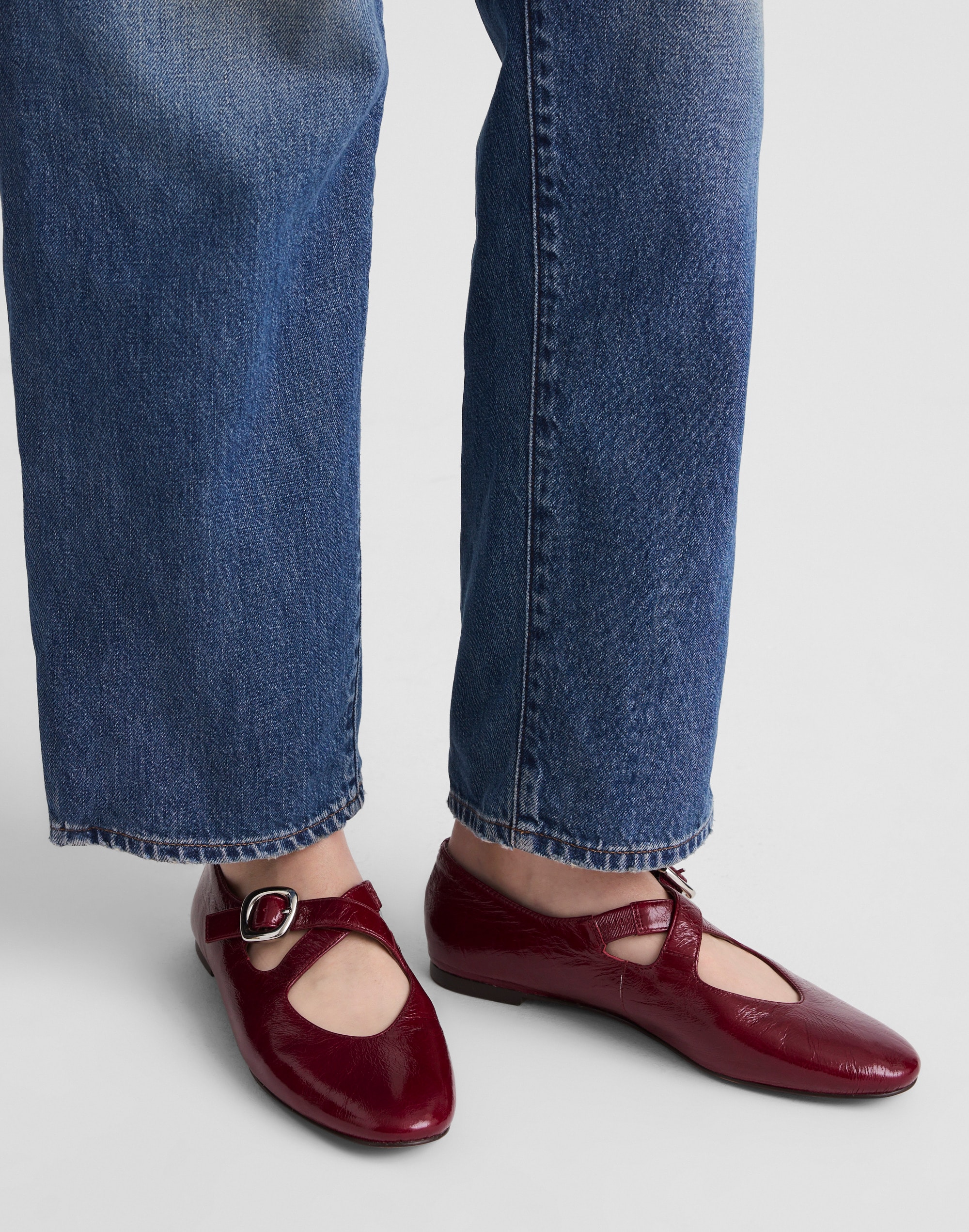 The Remy Crisscross Mary Jane Flat