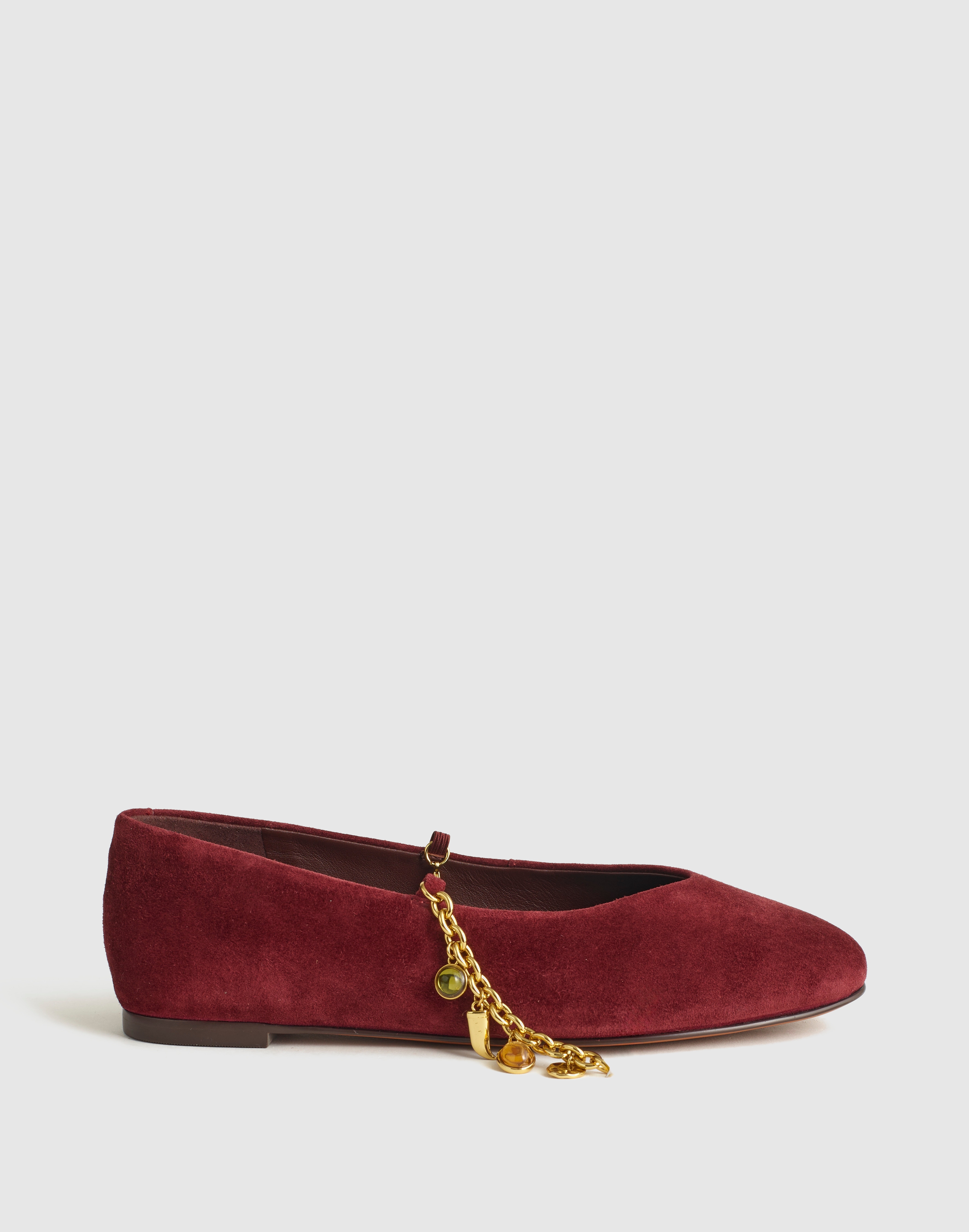 Madewell The Remy Mary Jane Flat In Red