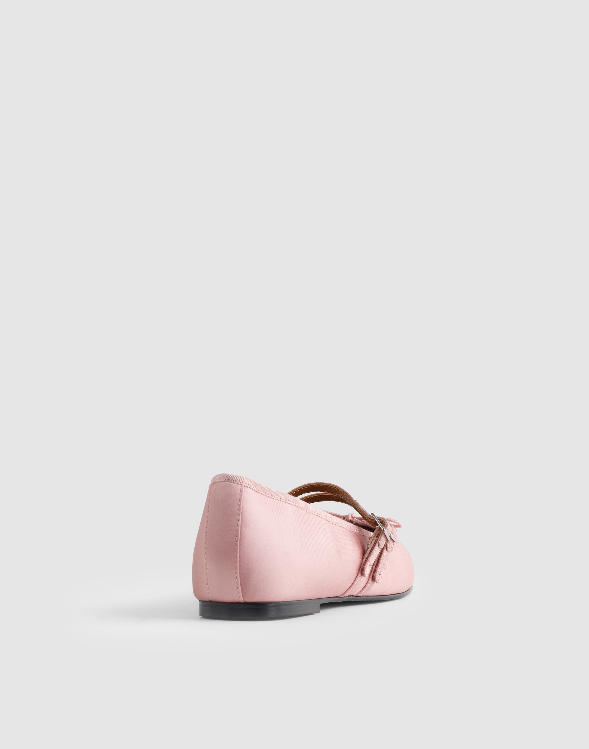 Madewell The Greta Double-strap Ballet Flat In Pink