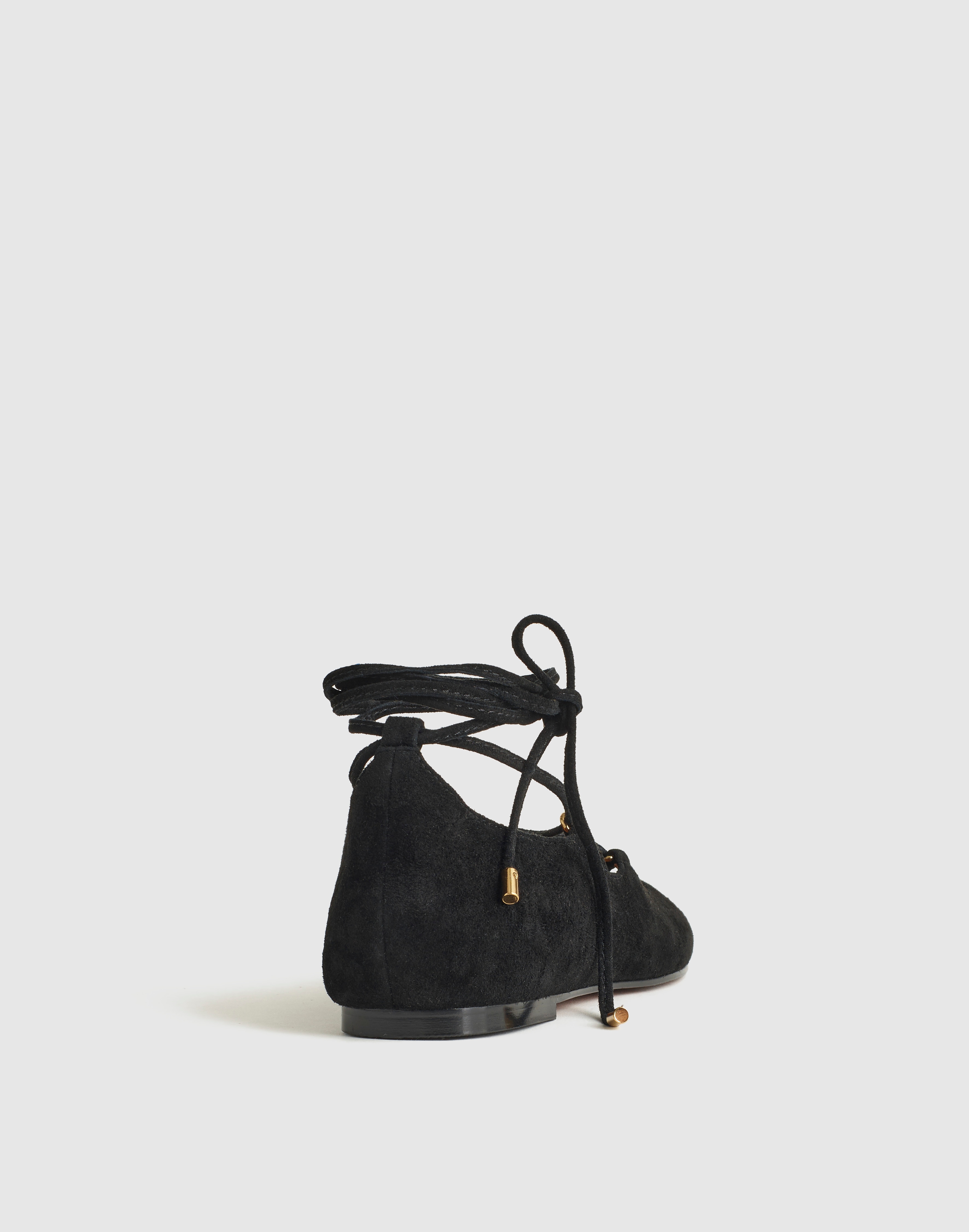 The Greta Lace-Up Ballet Flat