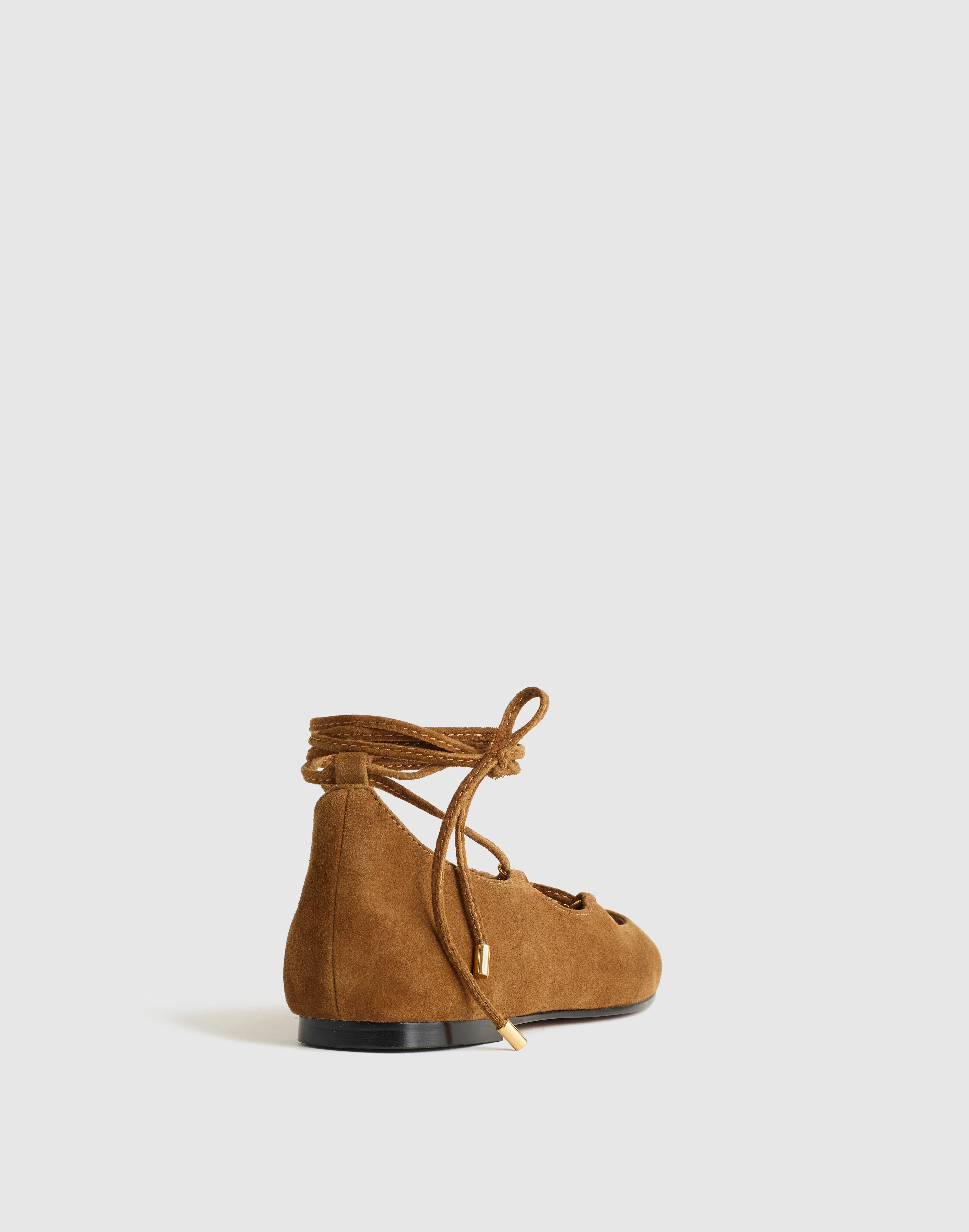 The Greta Lace-Up Ballet Flat