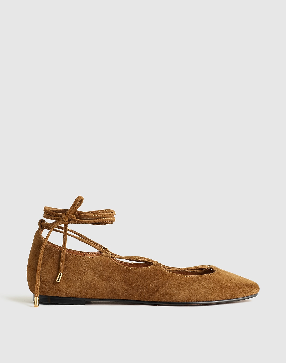 The Greta Lace-Up Ballet Flat