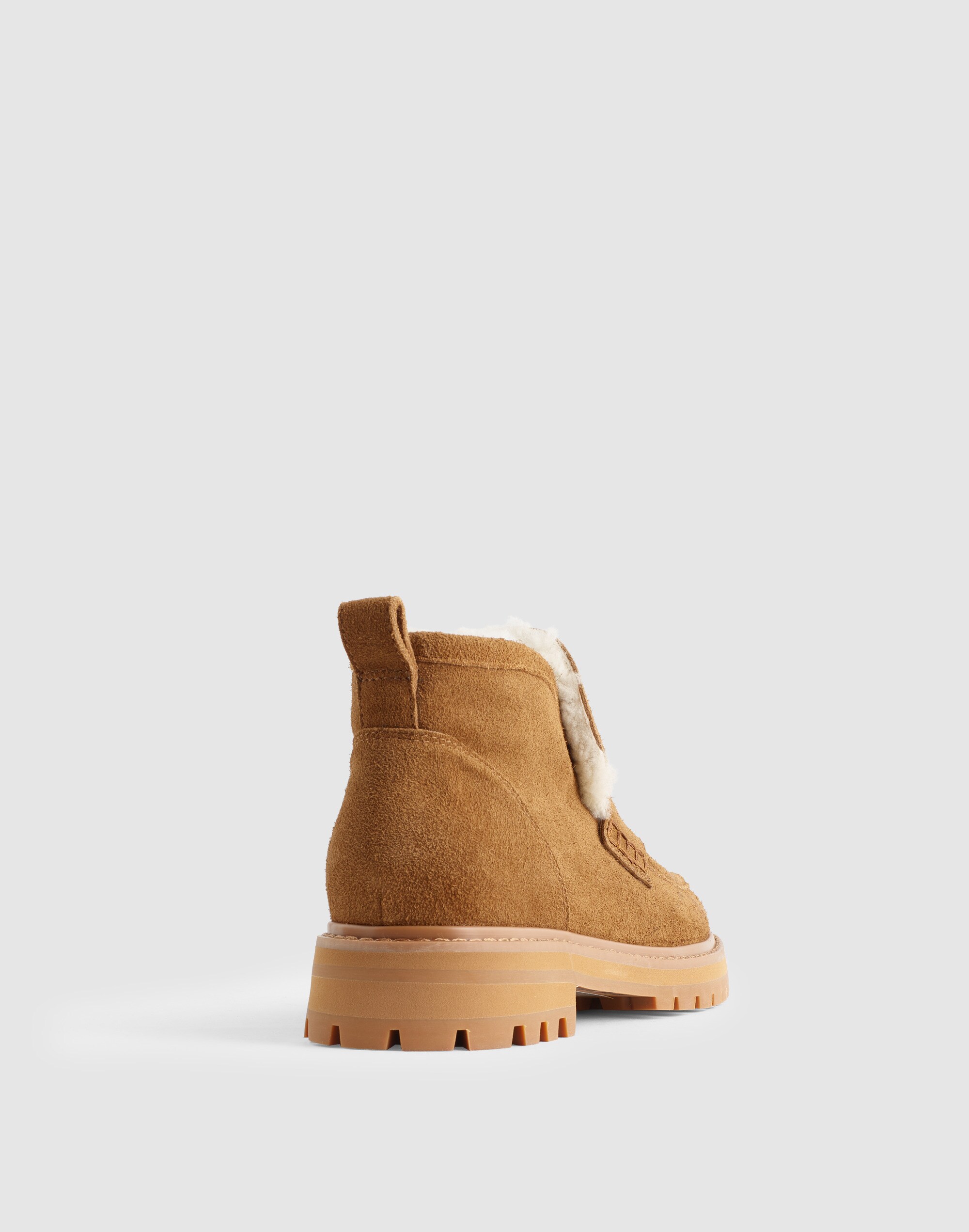 Madewell The Ryder Ankle Boot In Brown