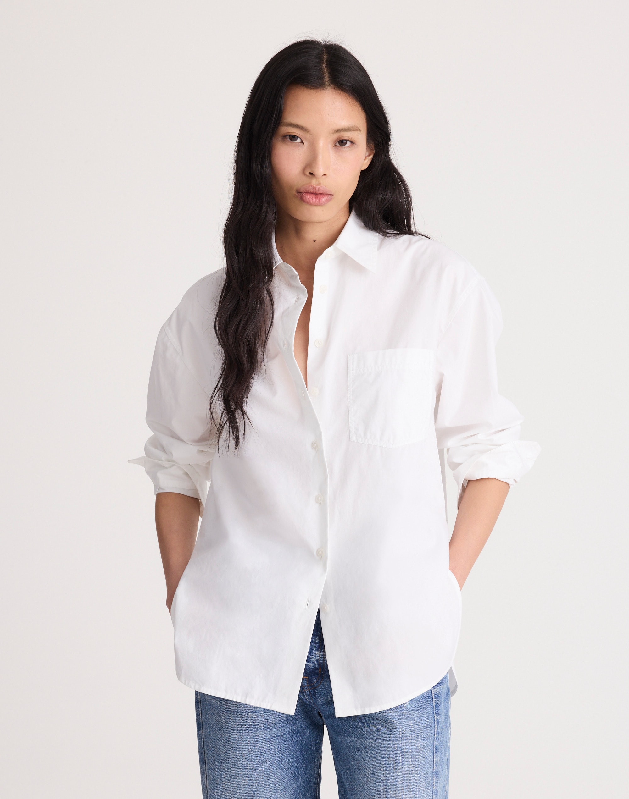 Madewell The Easy Shirt In White