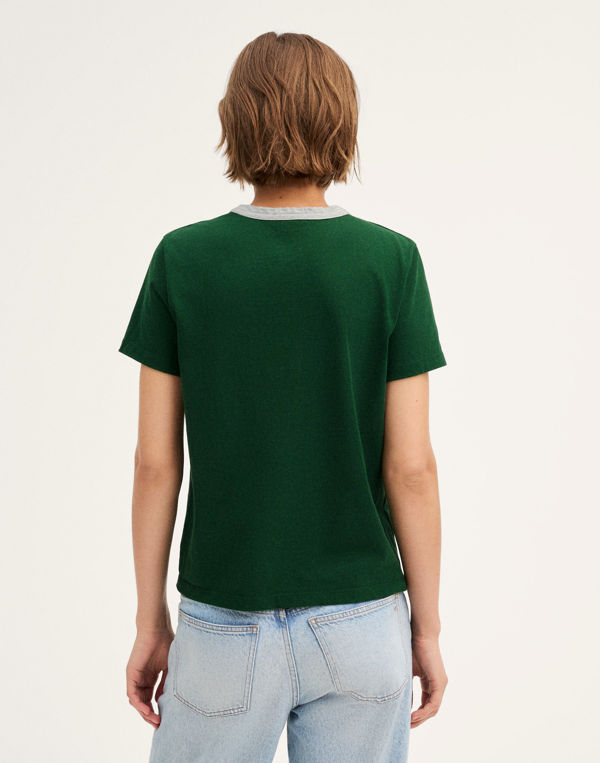 The Perfect Crewneck Tee in Allday Jersey
