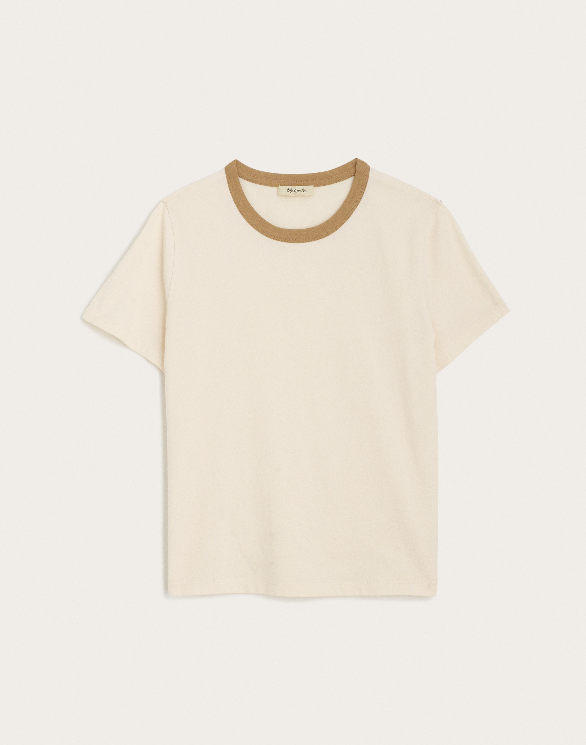 The Perfect Crewneck Tee in Allday Cotton - White