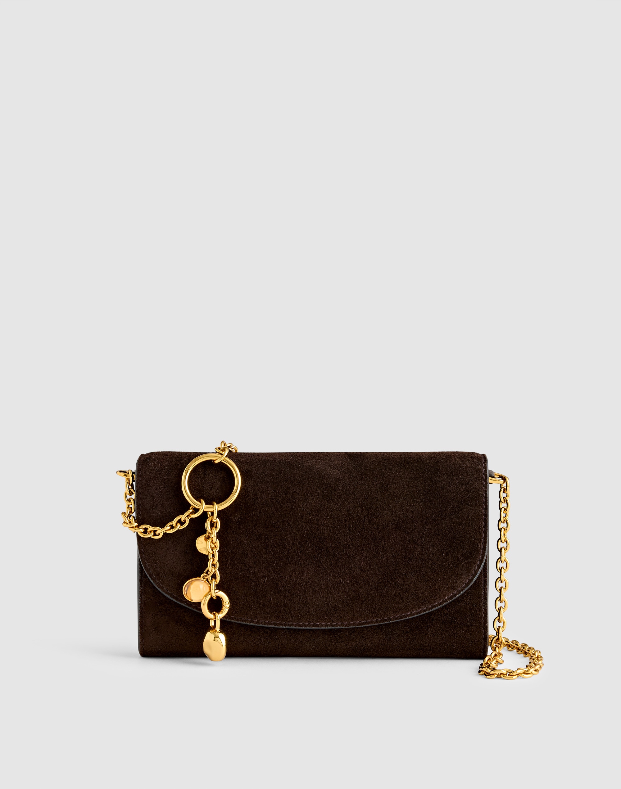 Madewell The Wallet On A Chain In Brown