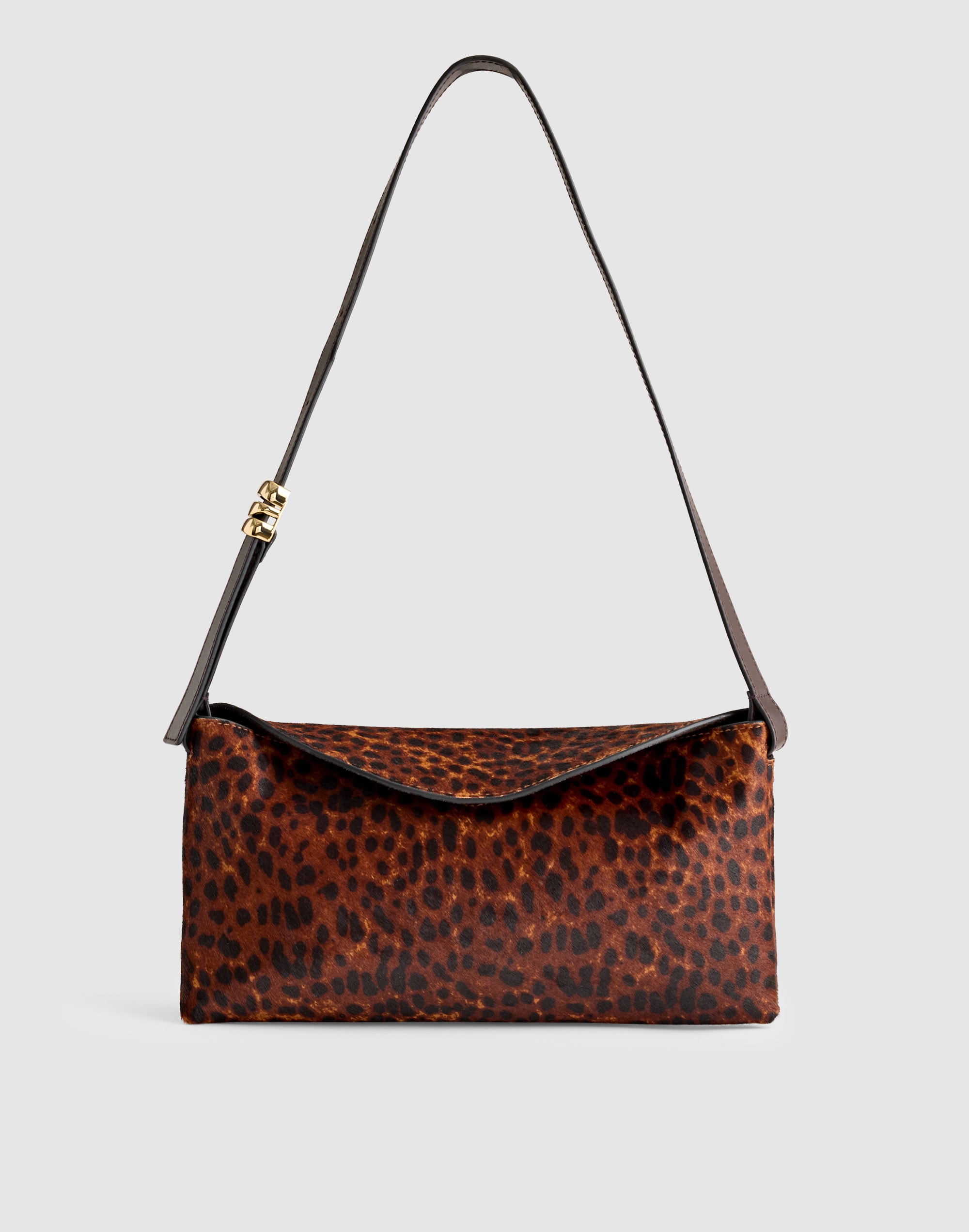 Madewell The Date Night Shoulder Bag In Animal Print