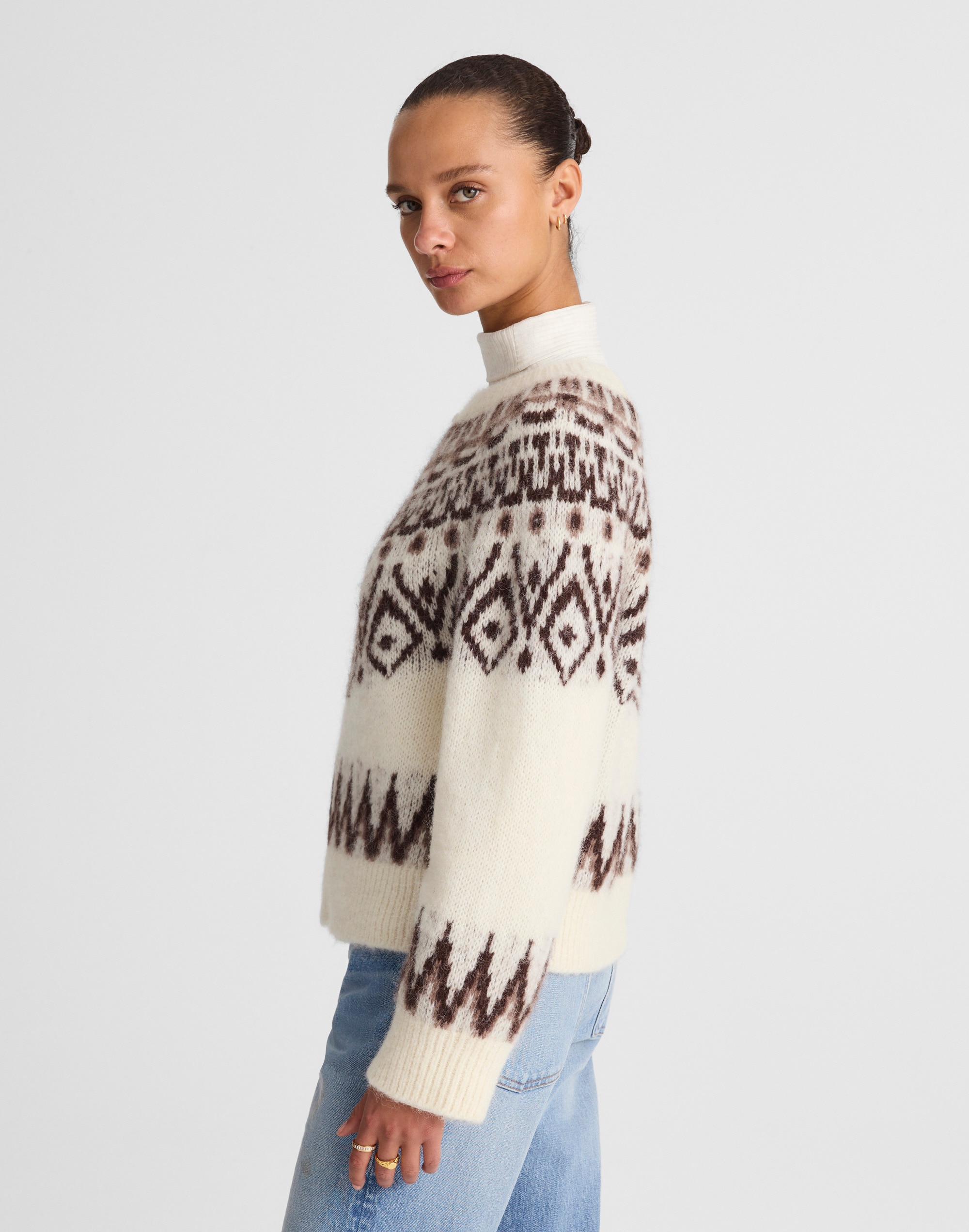 Fair Isle Boxy Sweater