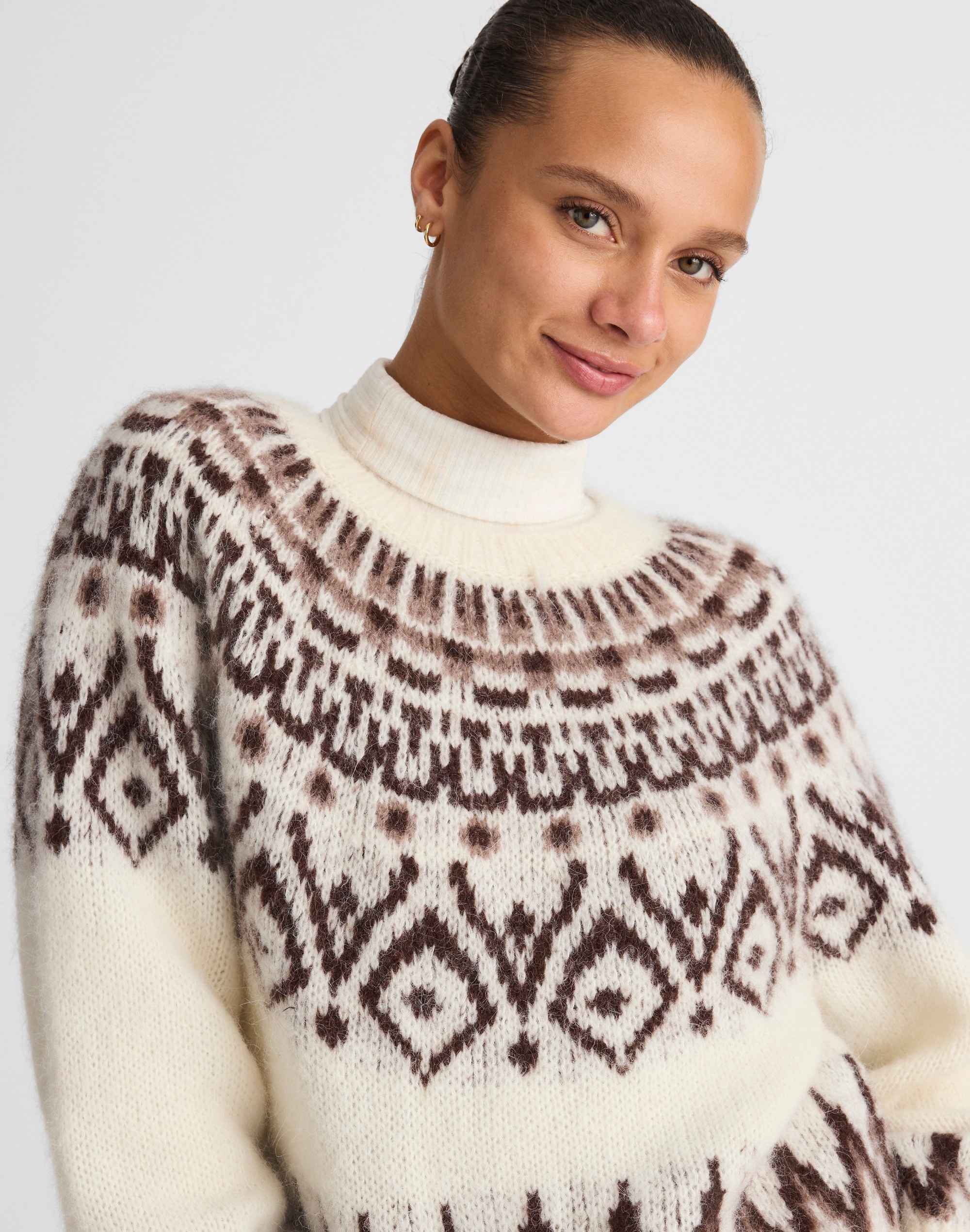 Fair Isle Boxy Sweater