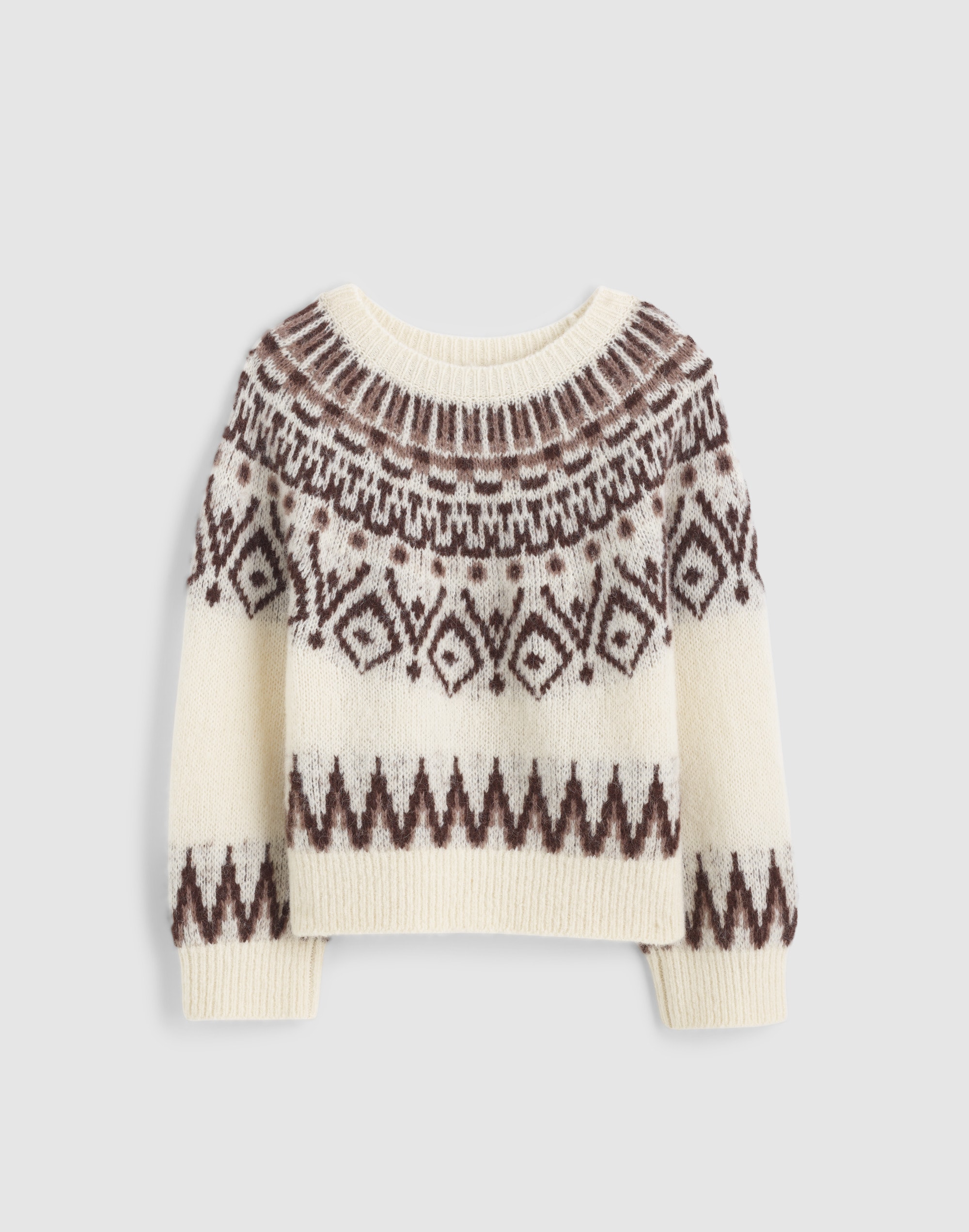 Fair Isle Boxy Sweater