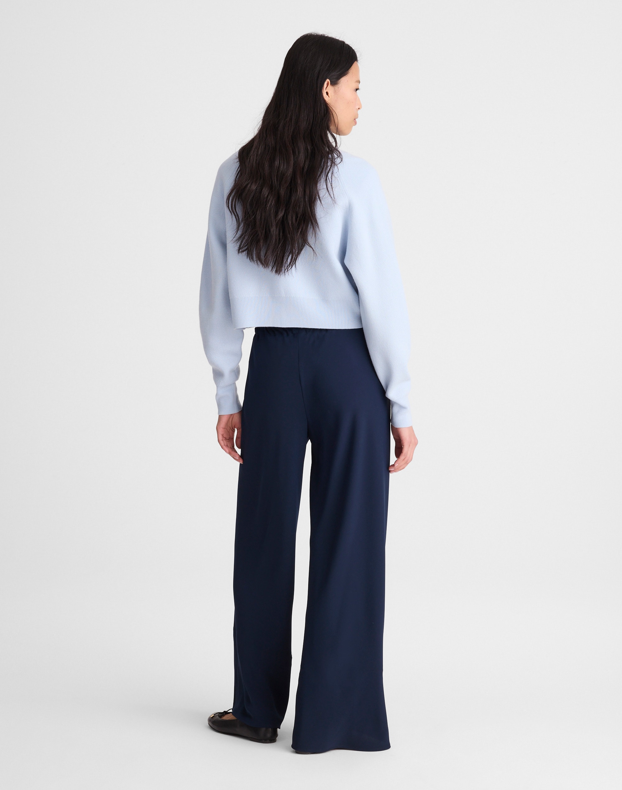 Pull-On Pants in Crepe