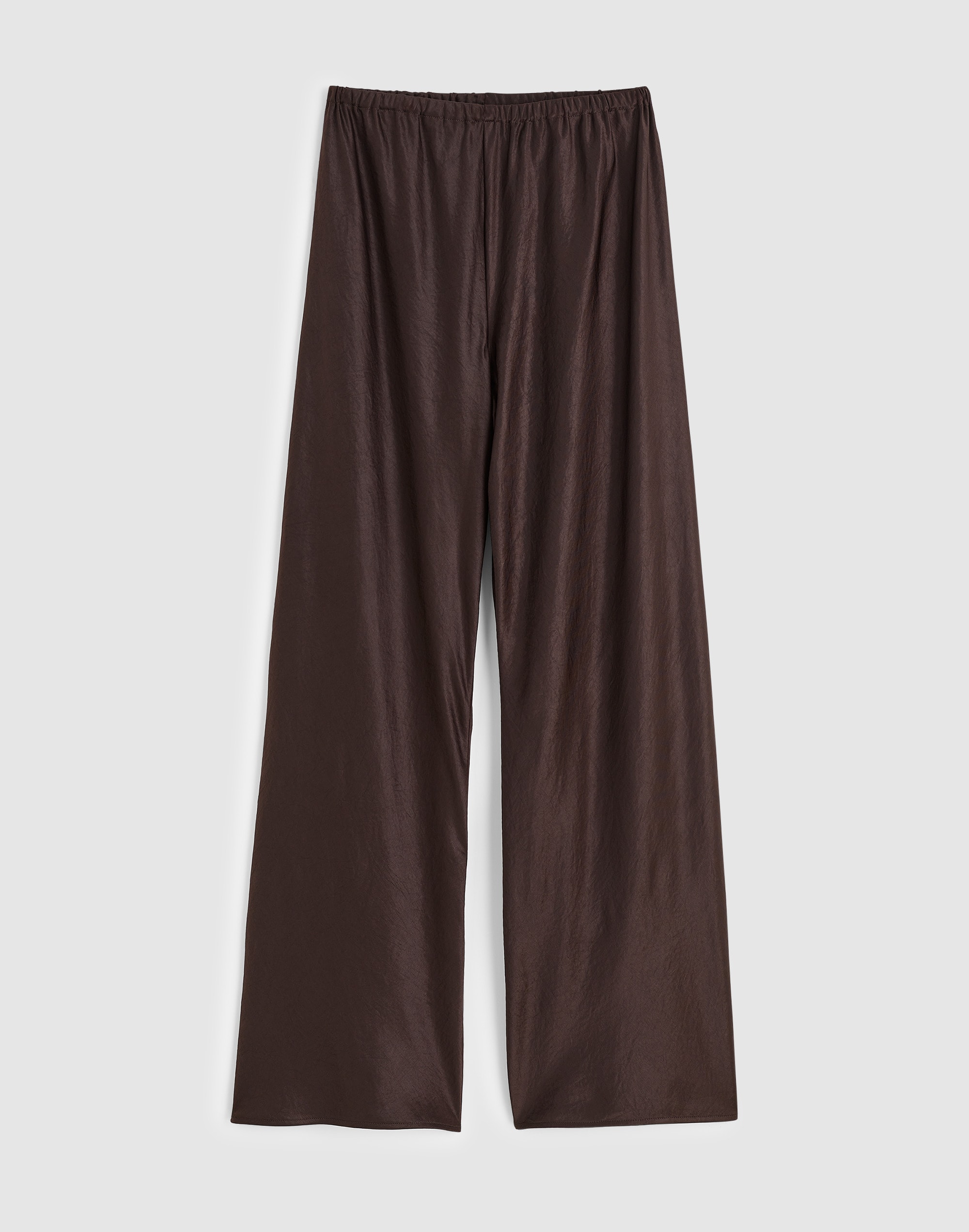 Pull-On Pants in Satin