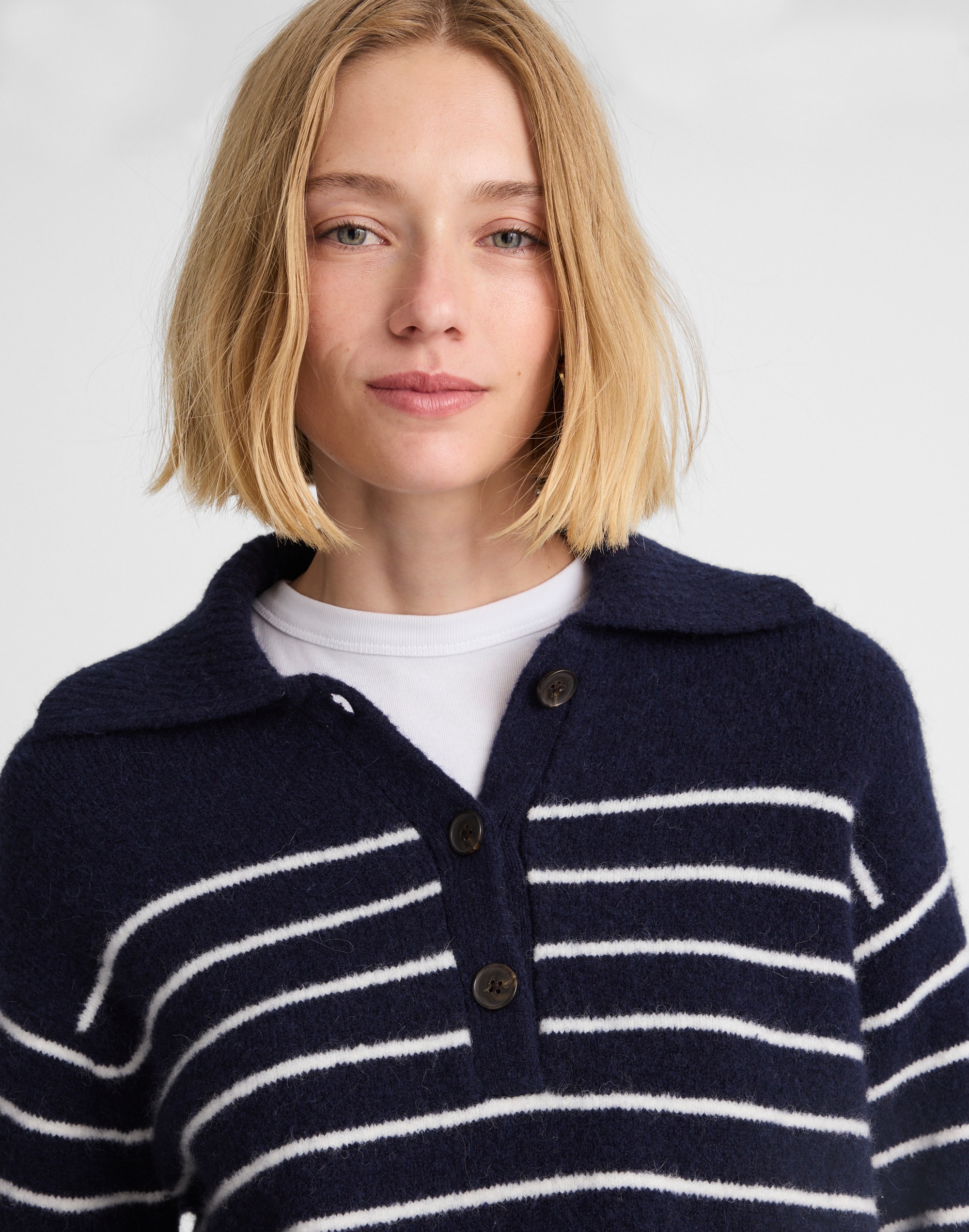 CloudSoft Polo Sweater