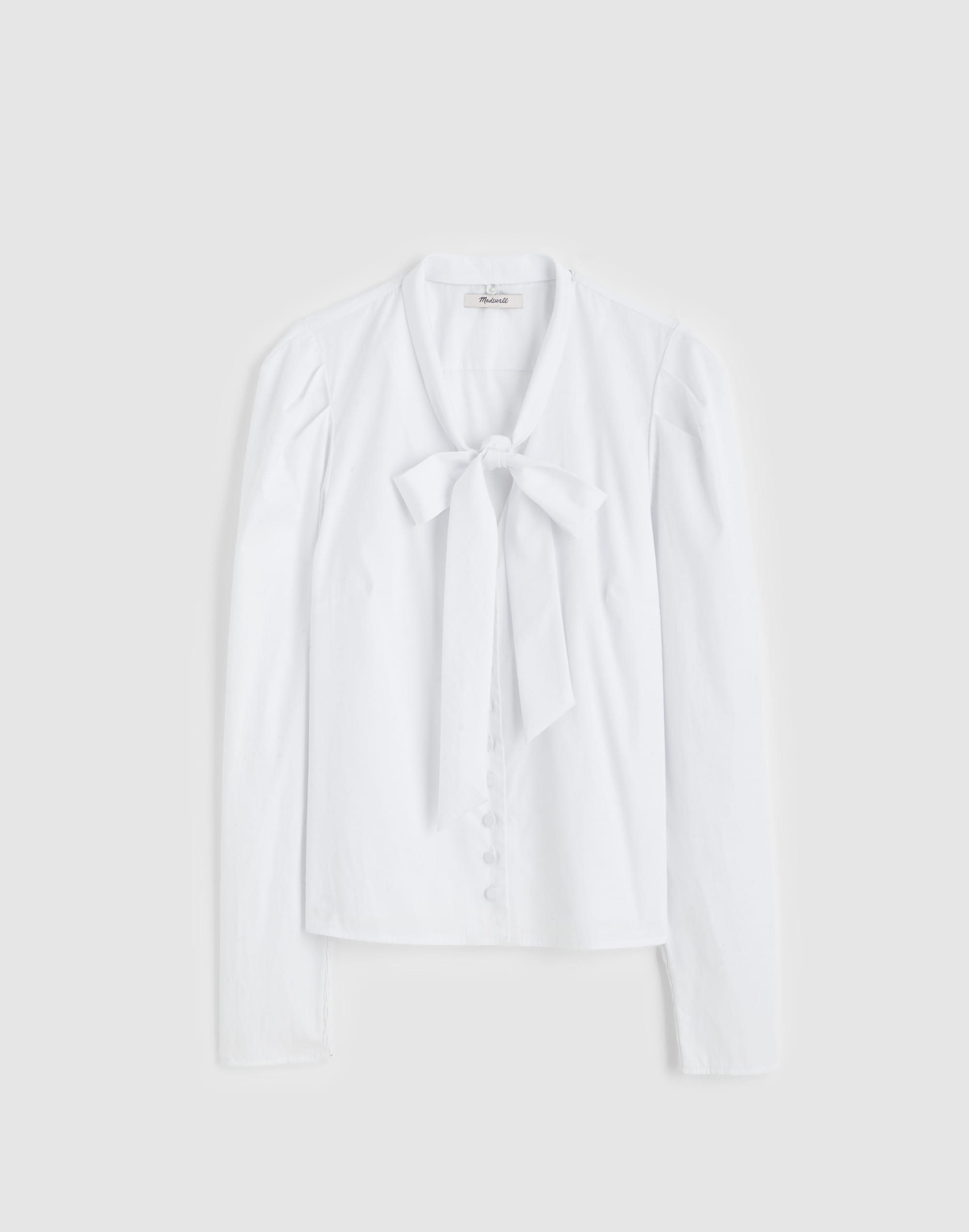 V-Neck Button-Front Top