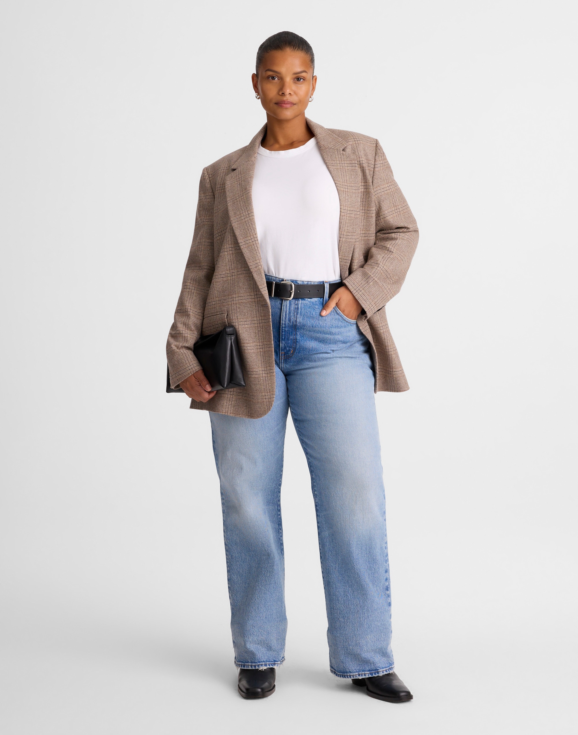 plus relaxed bootcut jeans