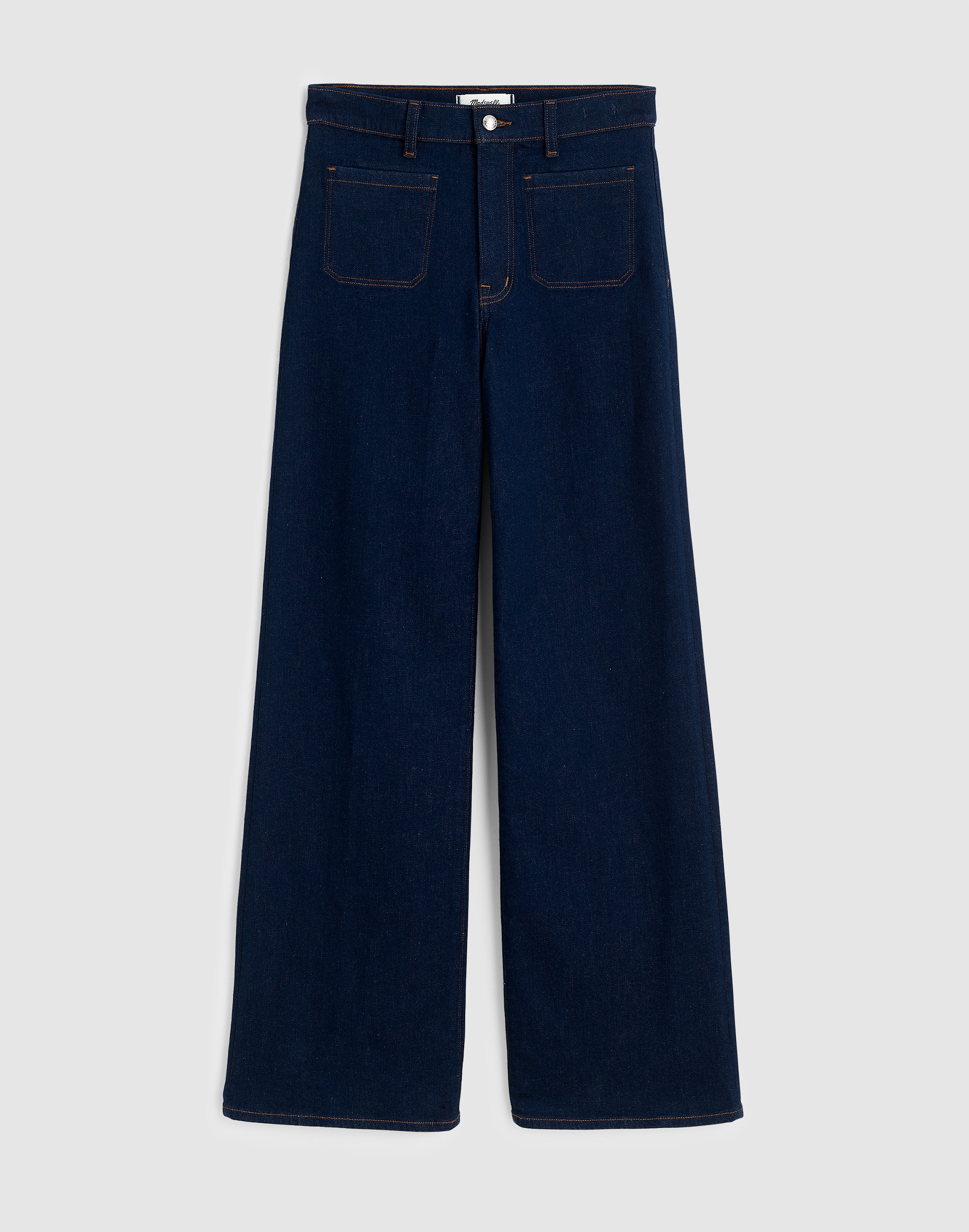 The Plus Emmy Wide-Leg Jean in Rinse Wash