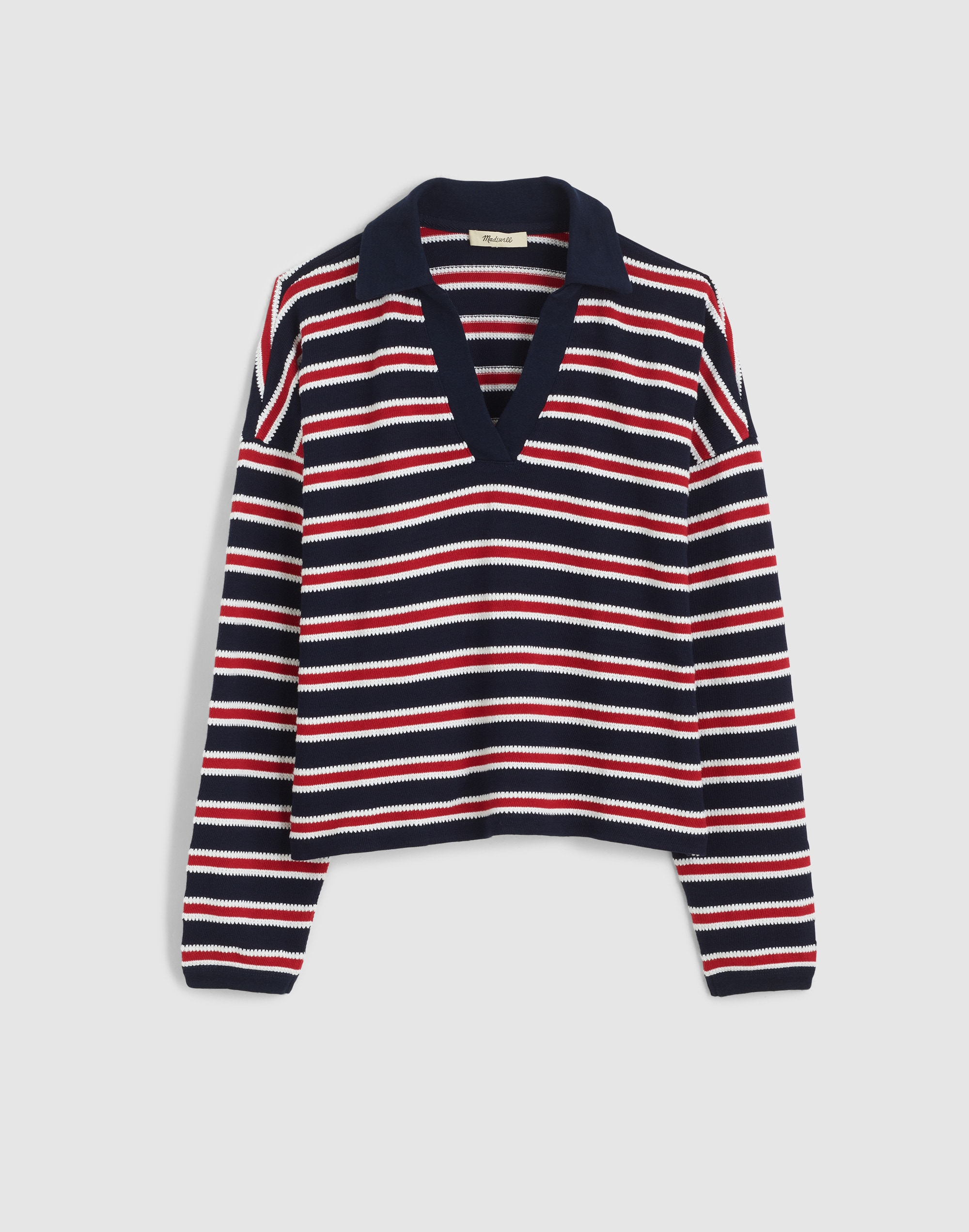 Relaxed Polo Shirt in Stripe