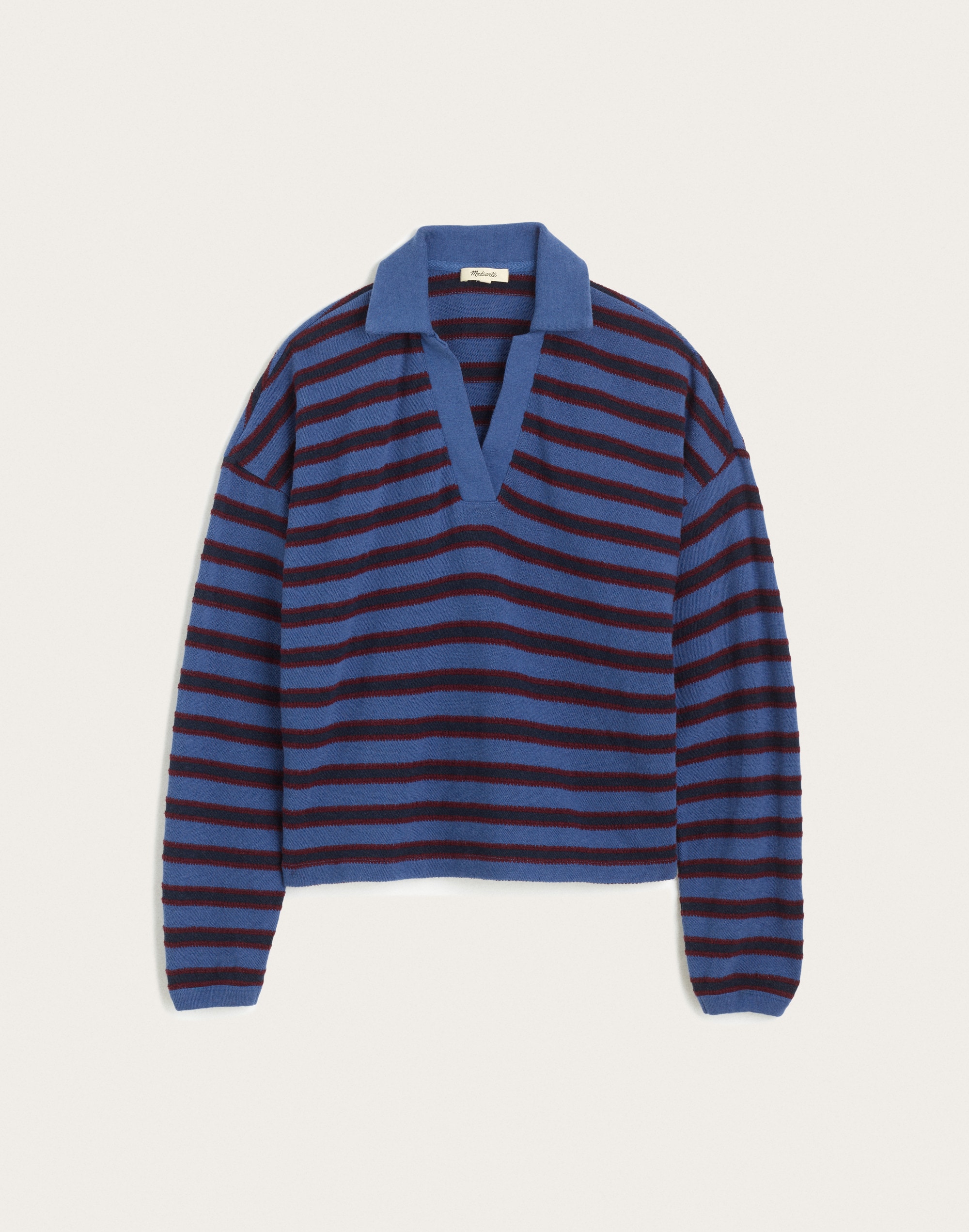 Madewell Relaxed Polo Shirt In Waterfall Blue