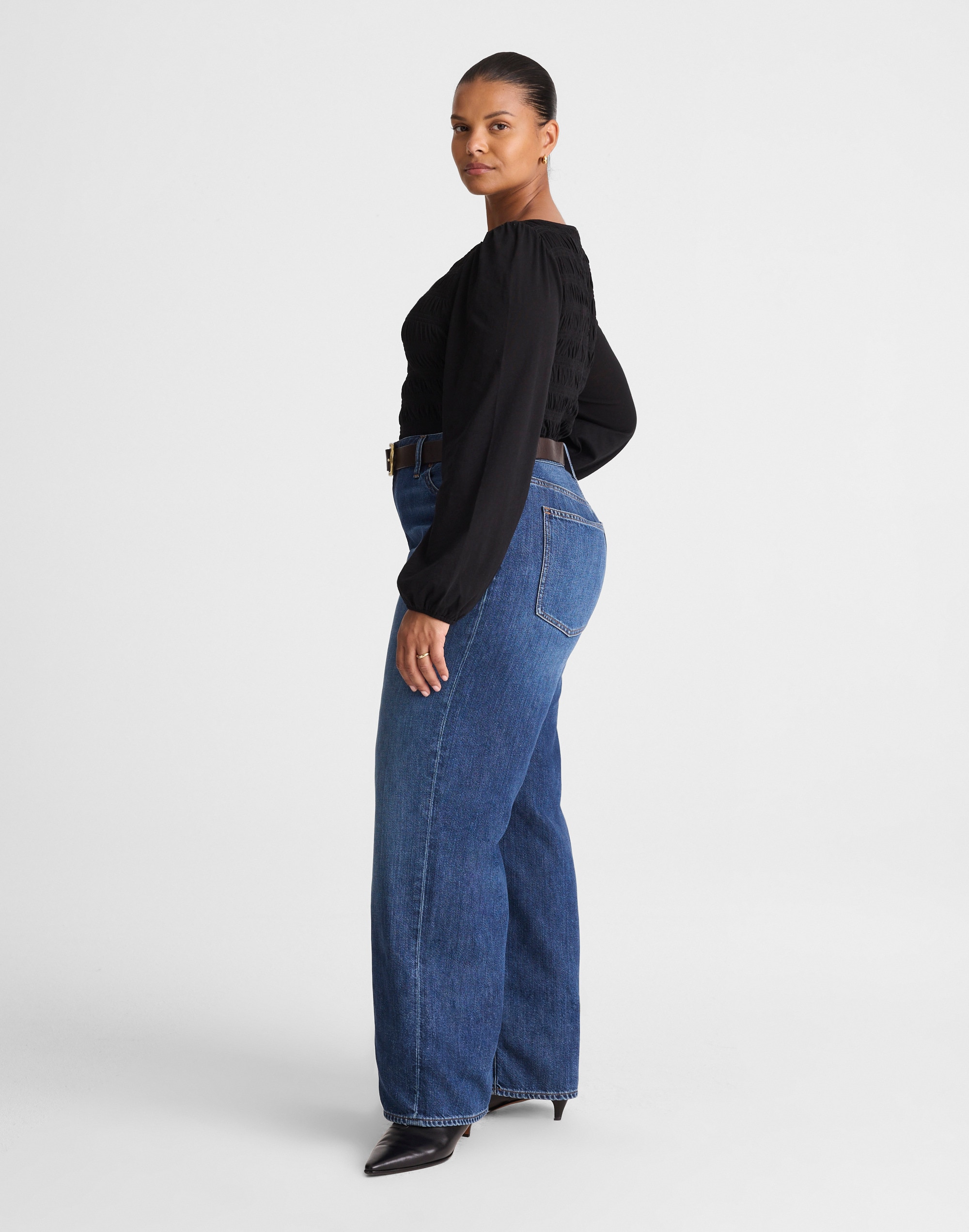 The Plus Perfect Vintage Wide-Leg Jean SoftDrape