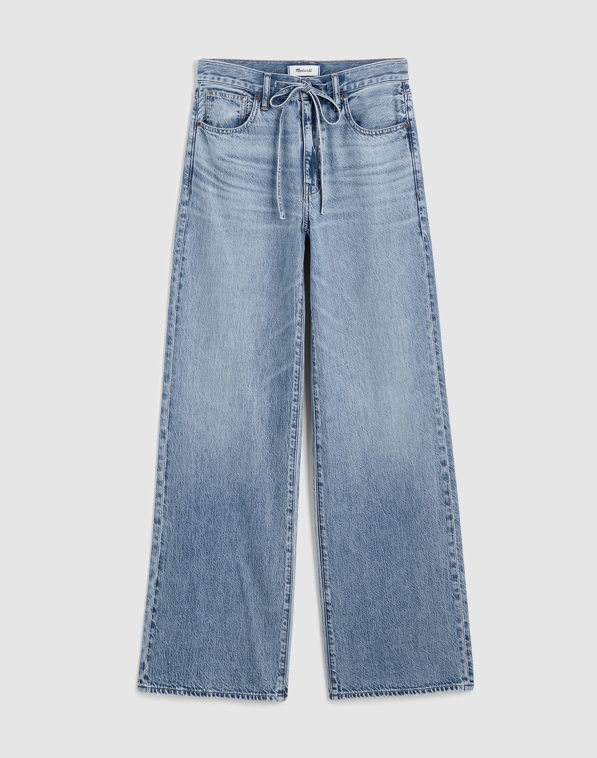 The Plus Ultimate Wide-Leg Jean in Airy Denim
