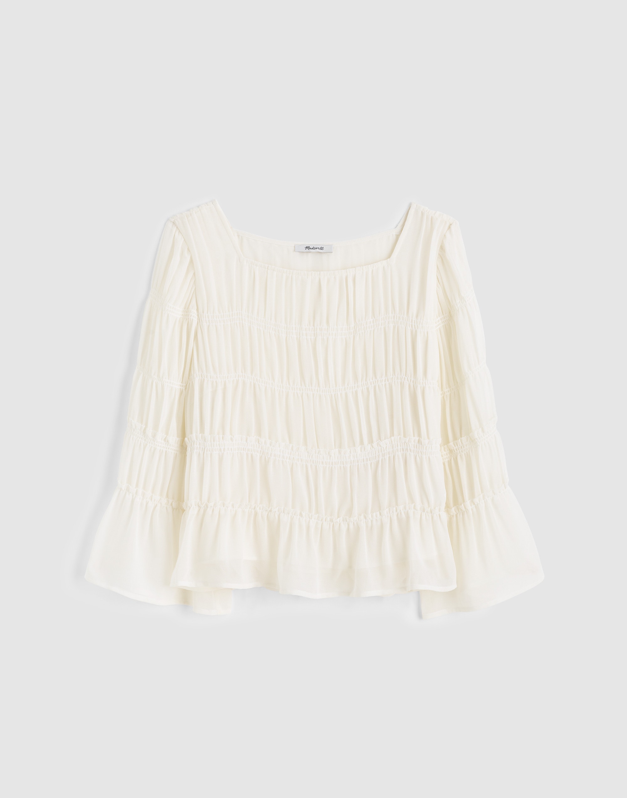 Squareneck Tiered Top