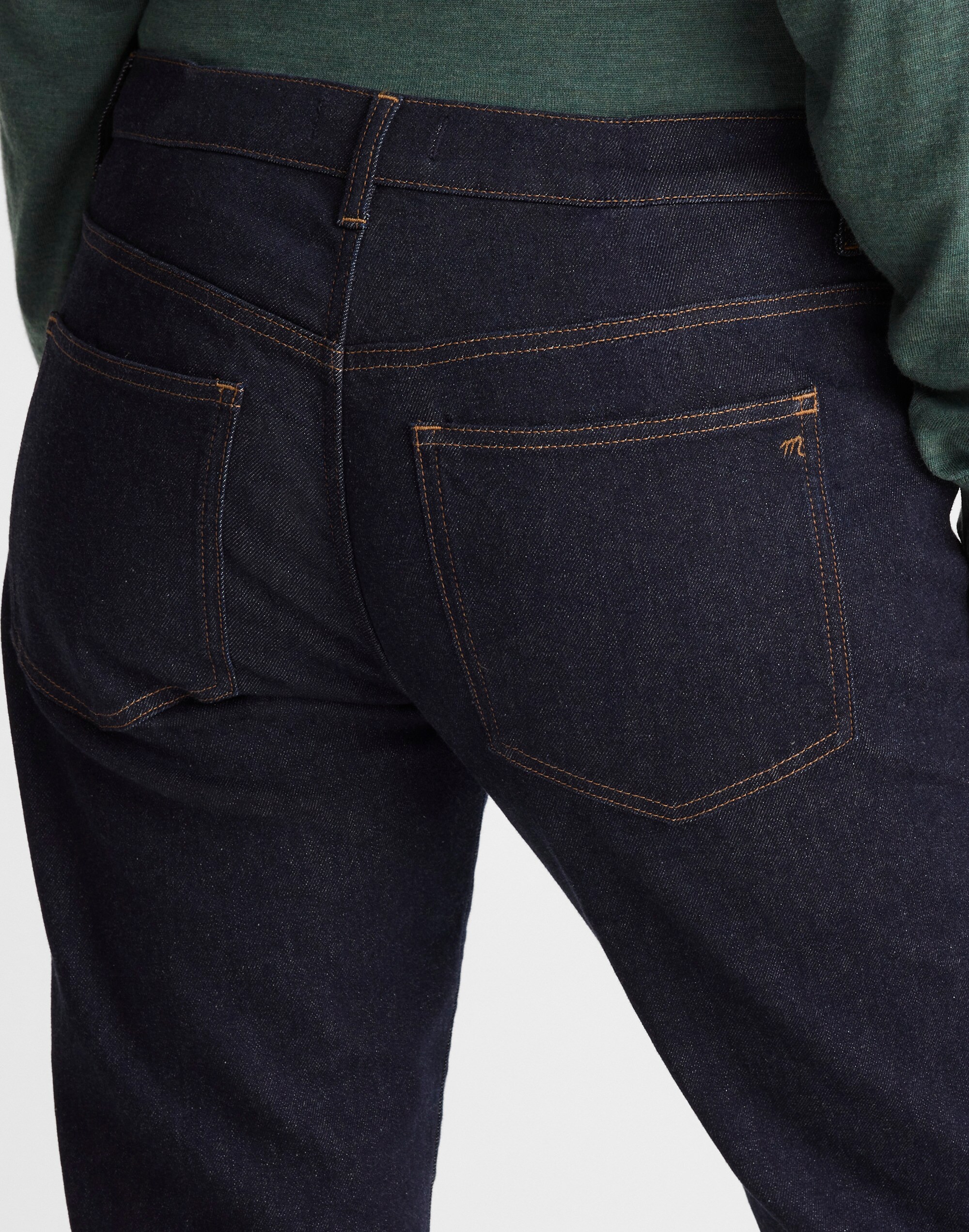 The Curvy Jules Slim-Straight Jean in Rinse Wash Alternate Image 5