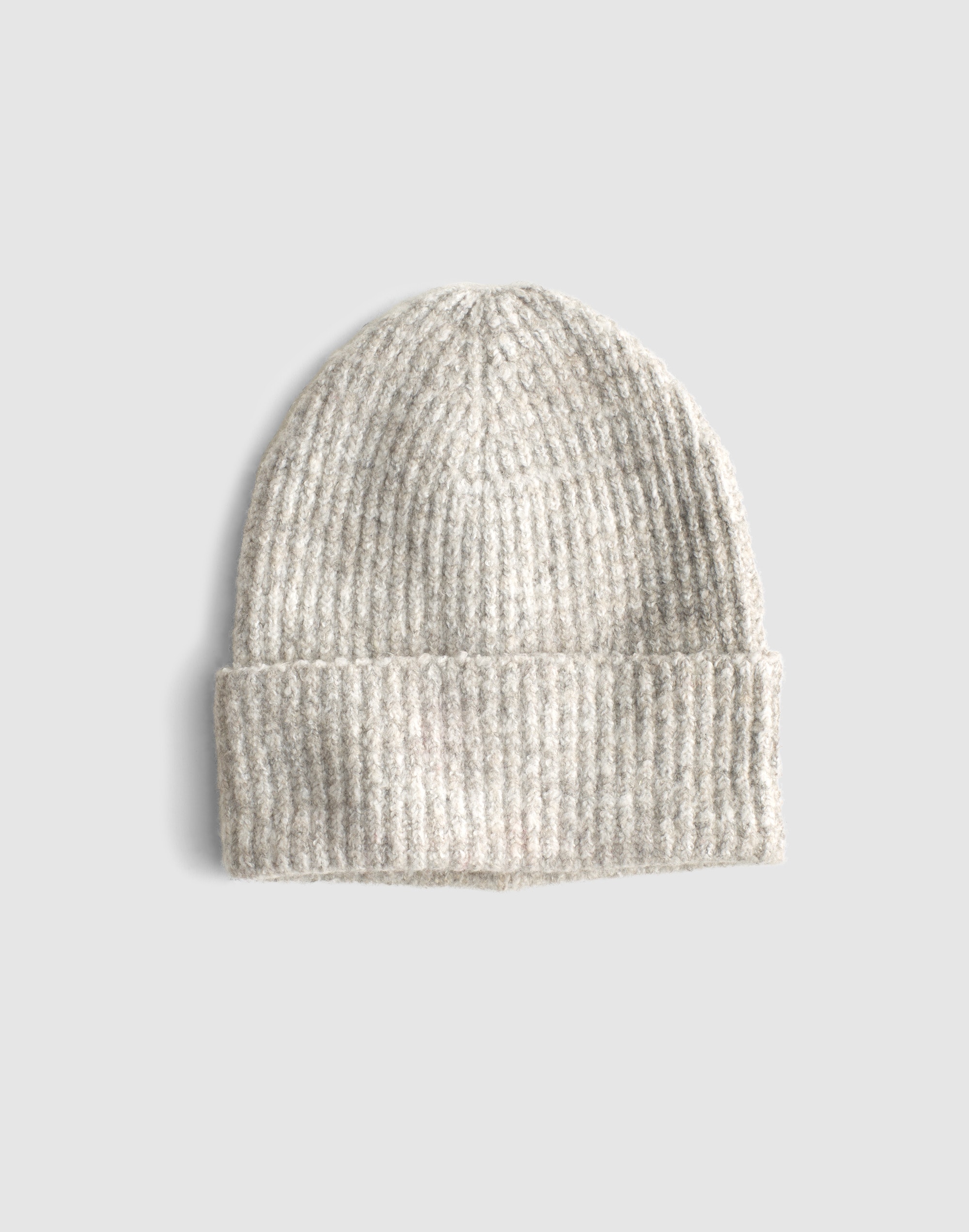 Marled-Knit Beanie