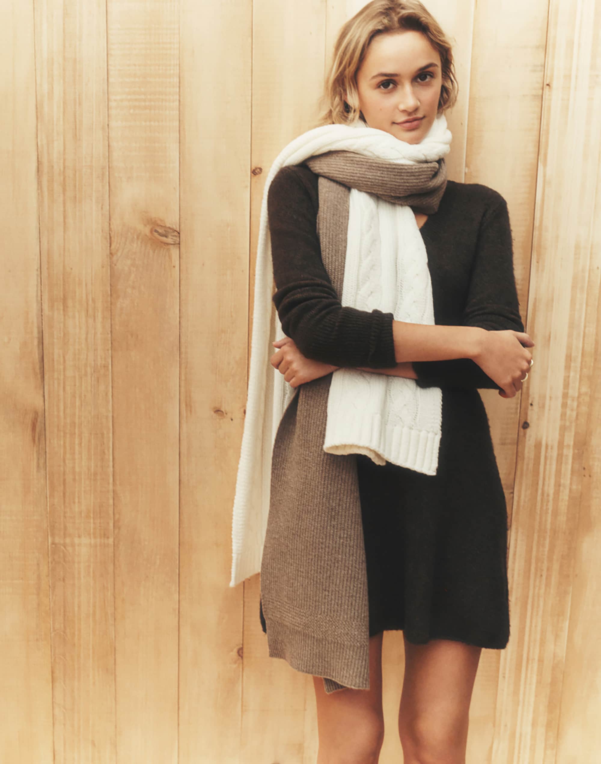 Chunky Cable-Stitch Scarf