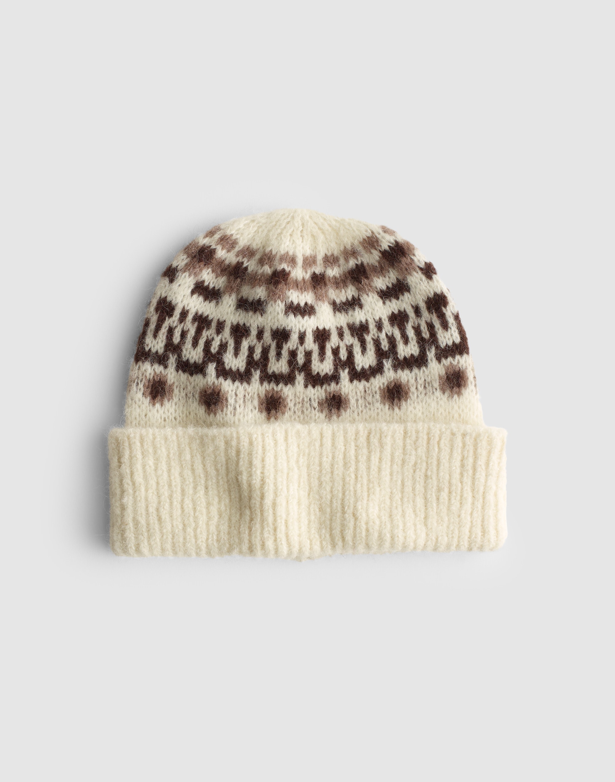Madewell Fair Isle Cuffed Beanie In Multi