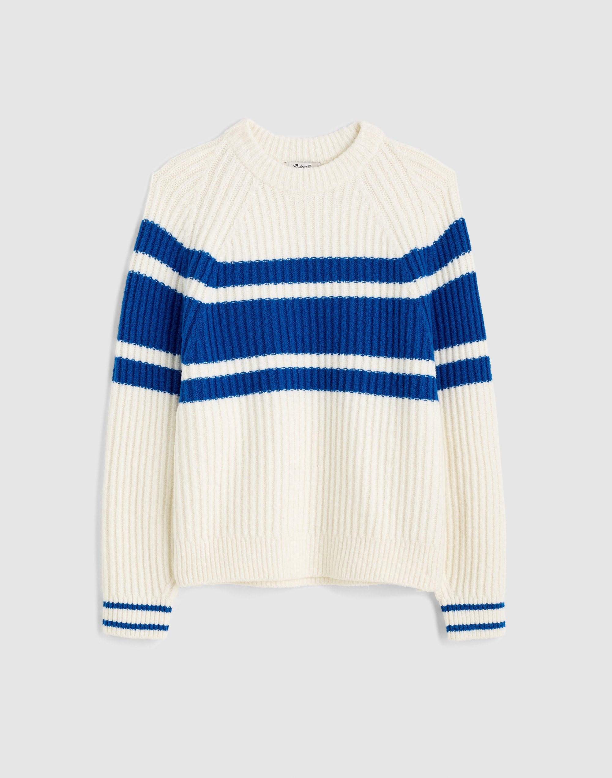 Raglan-Sleeve Sweater in Stripe